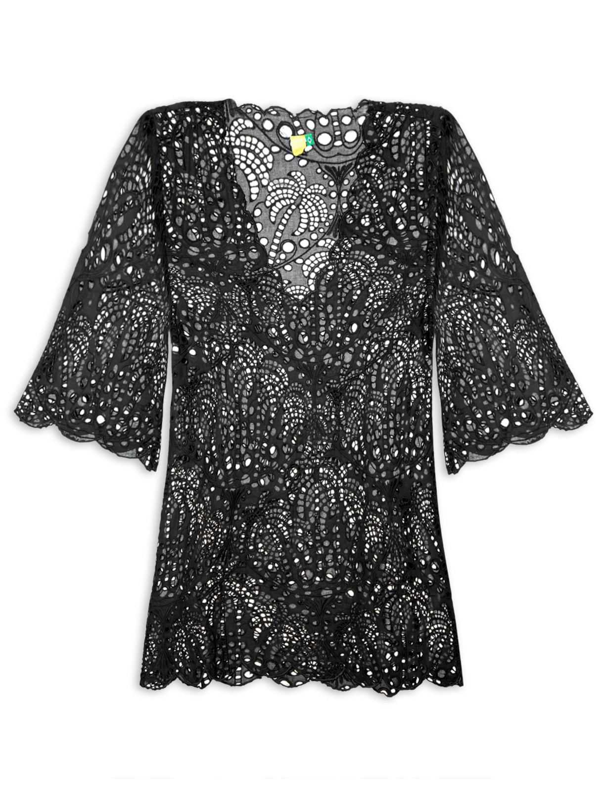 Vestido Laise Coqueiros - Preto