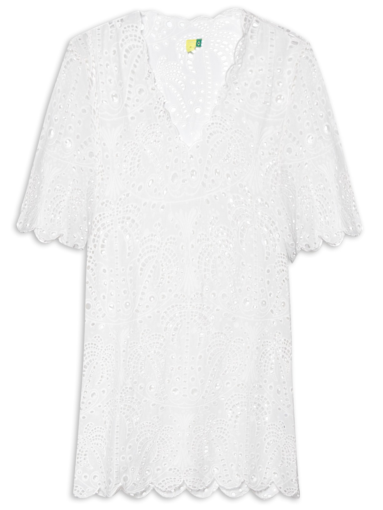 Vestido Laise Coquieros - Branco