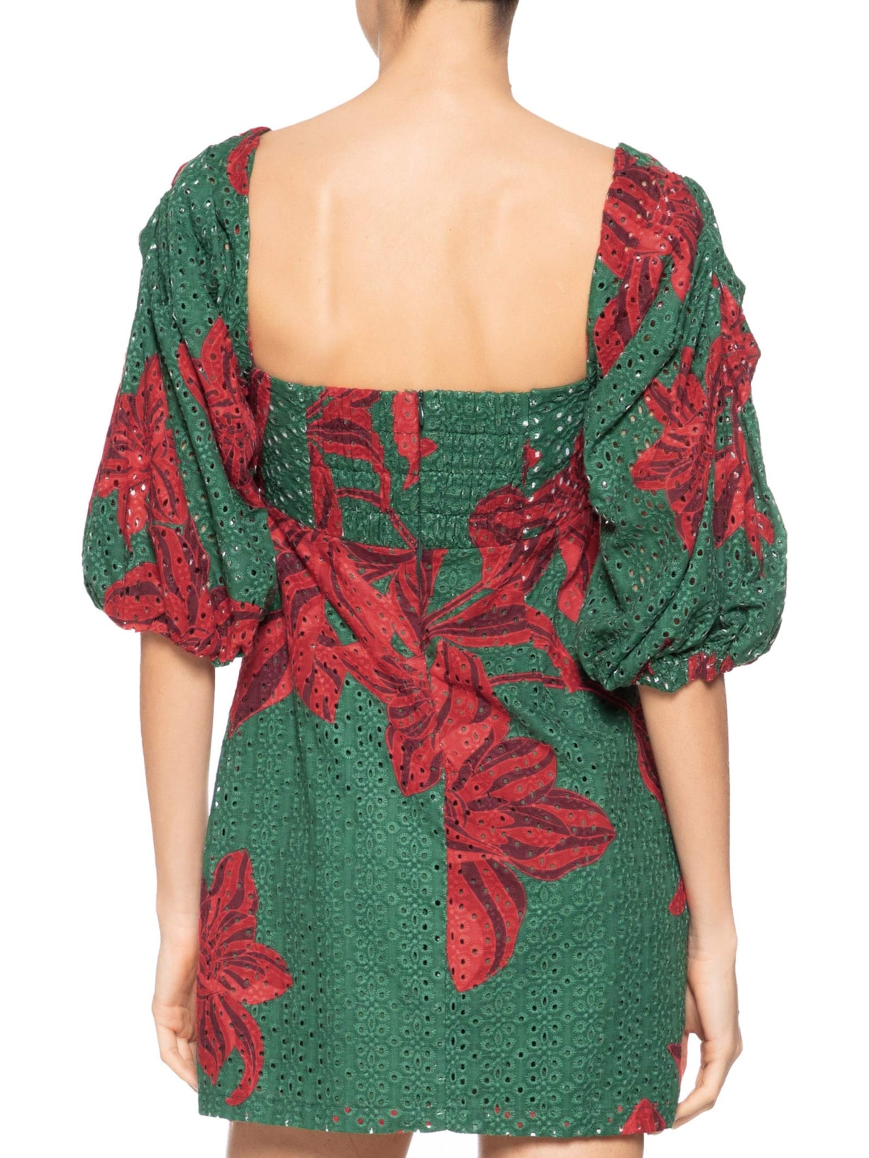 Vestido Laise Estampa Botânico Verde Dress To