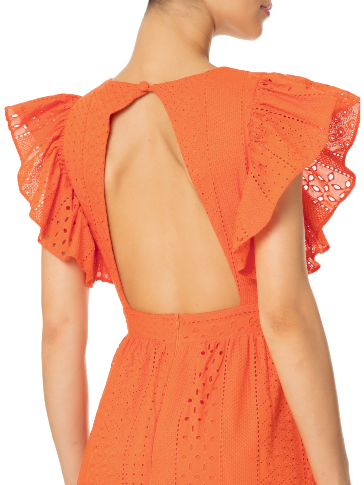 Vestido Laise Fabiana Laranja Oasis