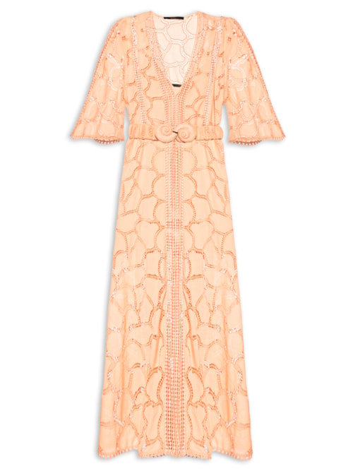 Vestido Laise Orgânica - Laranja