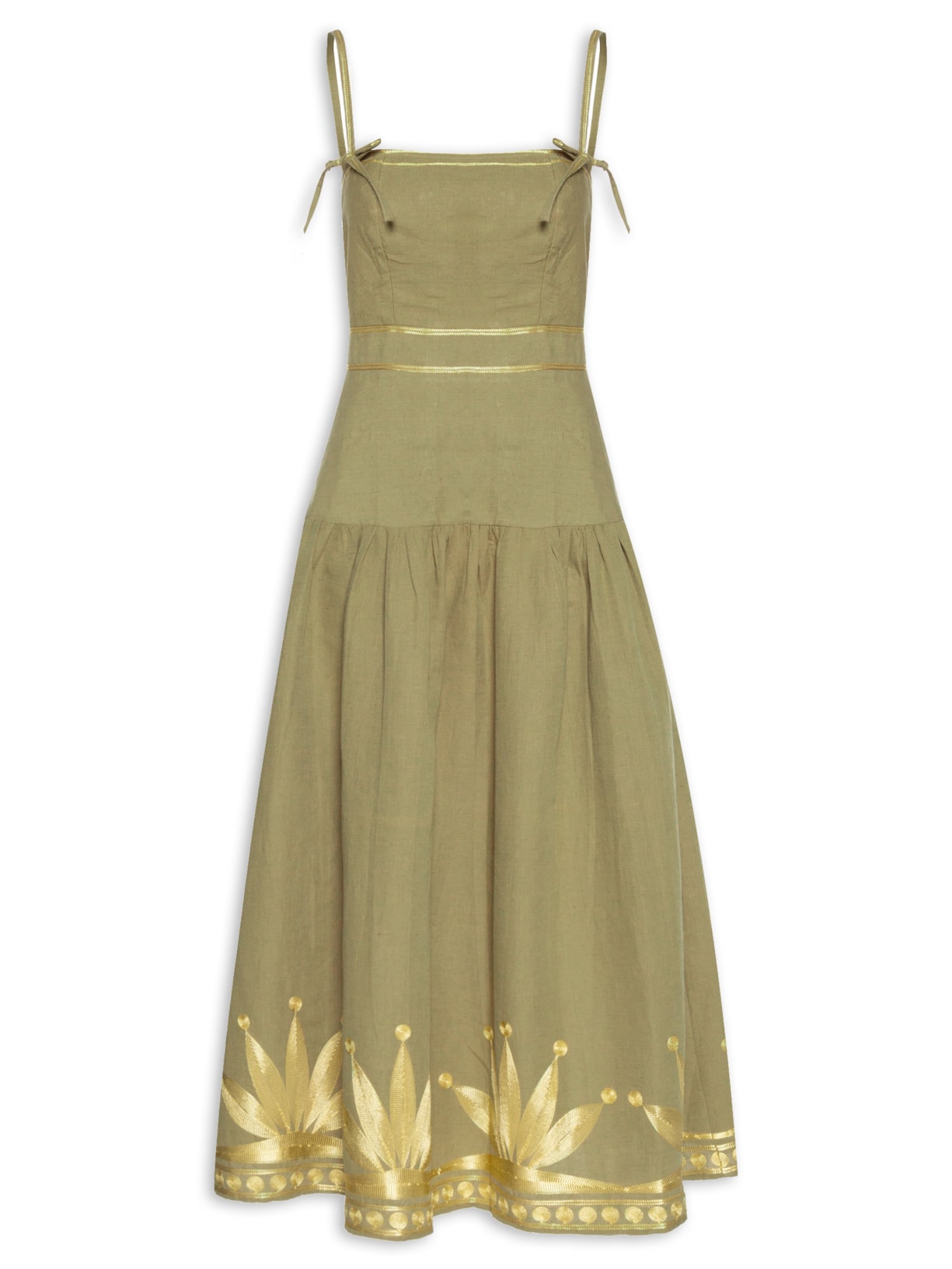 Vestido Laks Midi - Verde