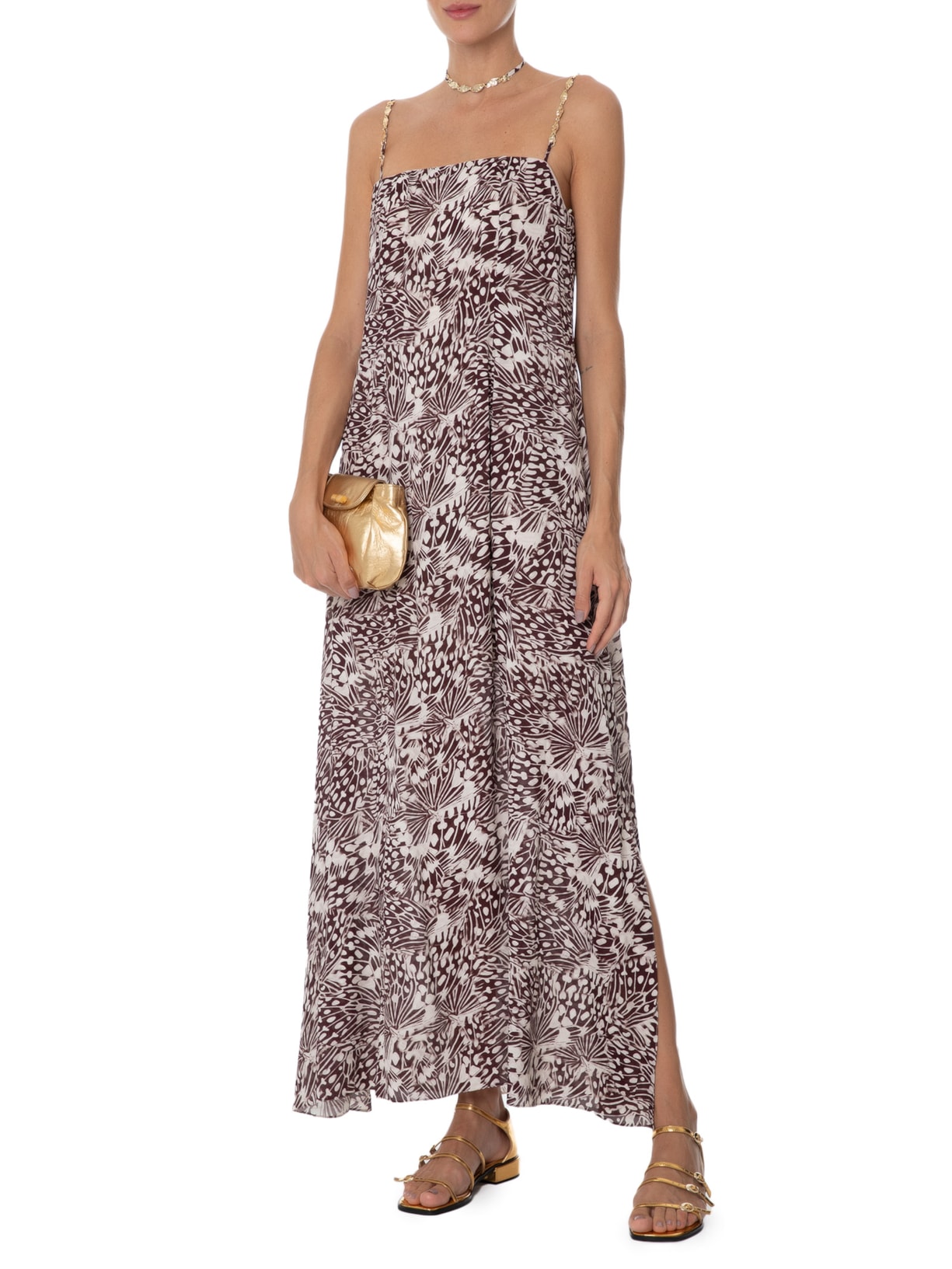 Vestido Lali Marrom Le Lis