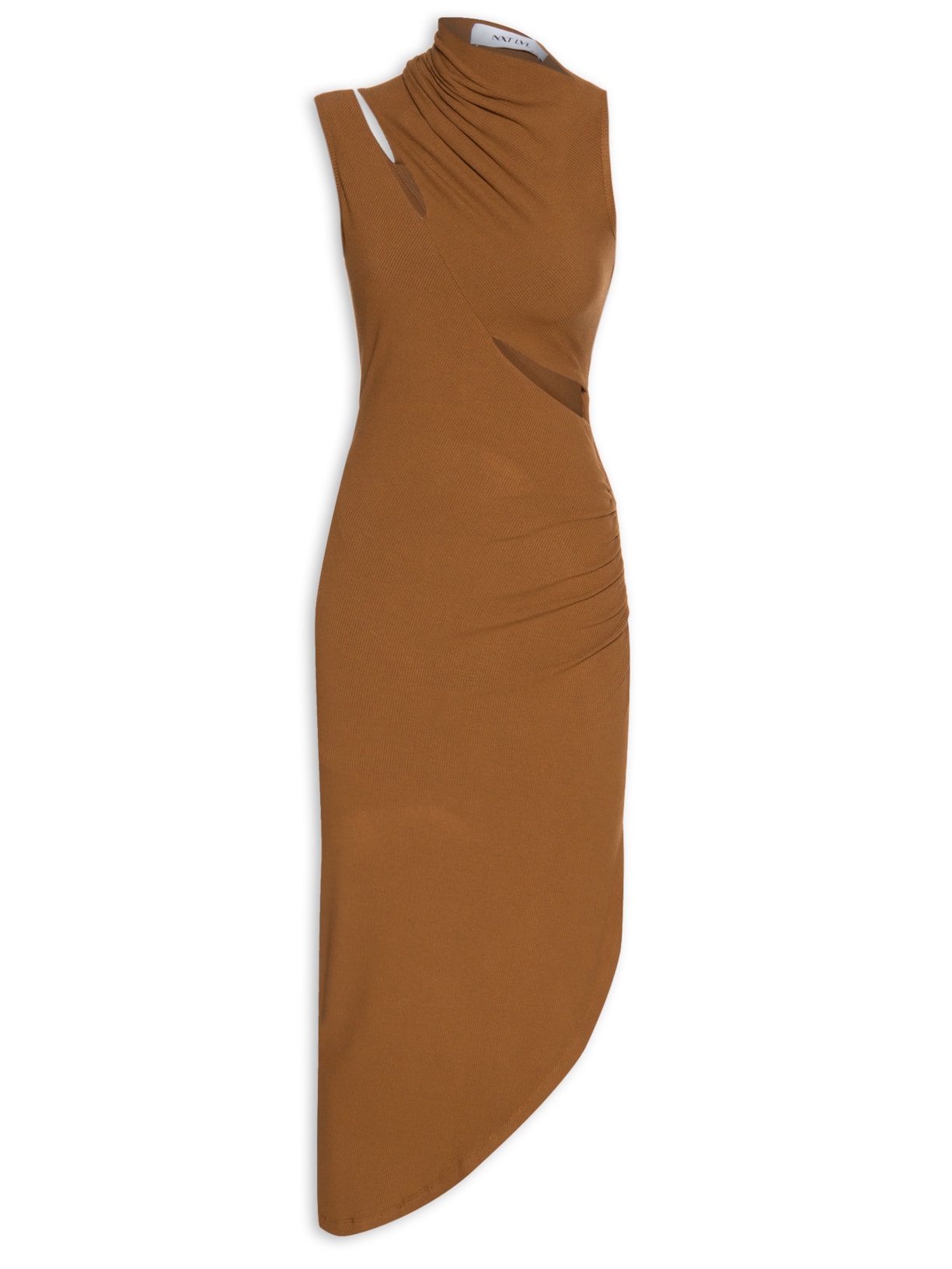 Vestido Lana - Marrom