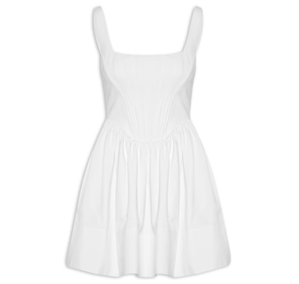 Vestido Landscape - Branco