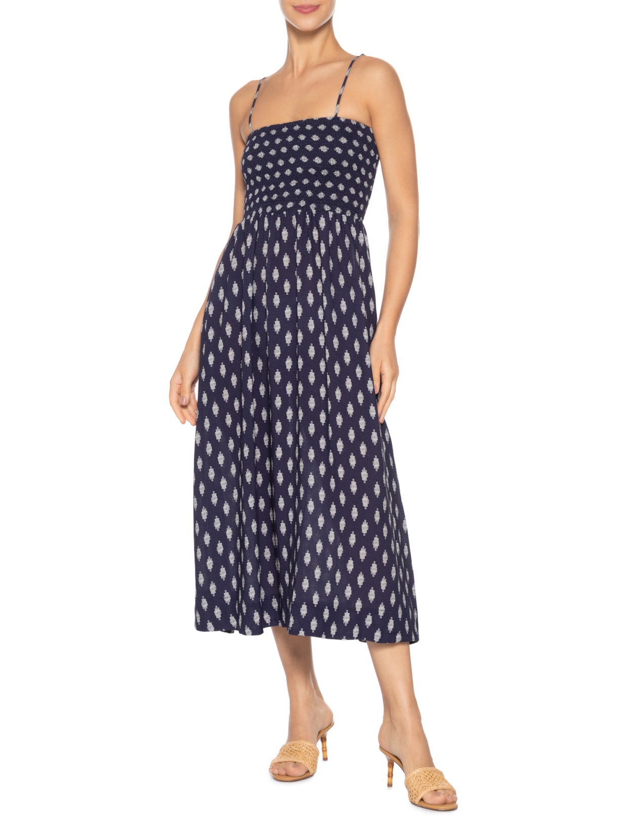 Vestido Lastéx Estampado Azul Lenny Niemeyer