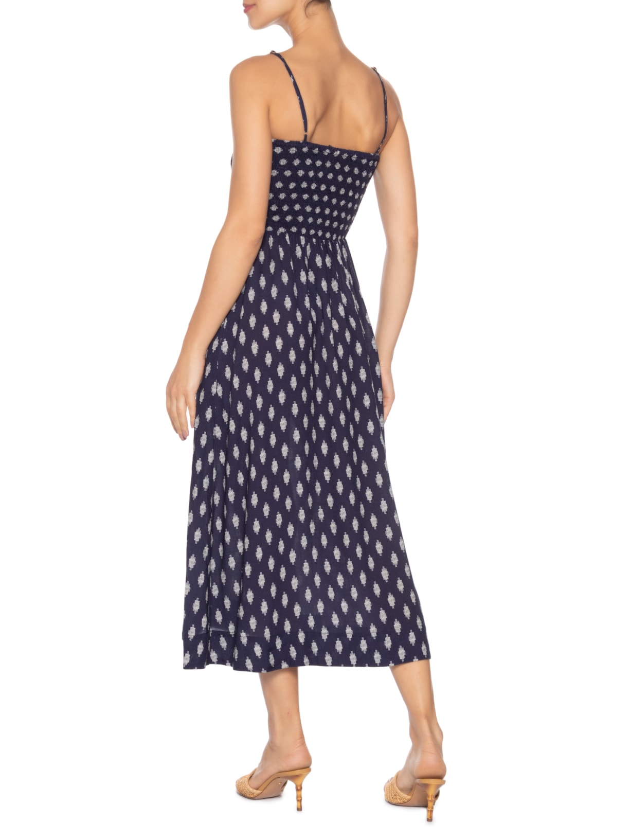 Vestido Lastéx Estampado Azul Lenny Niemeyer