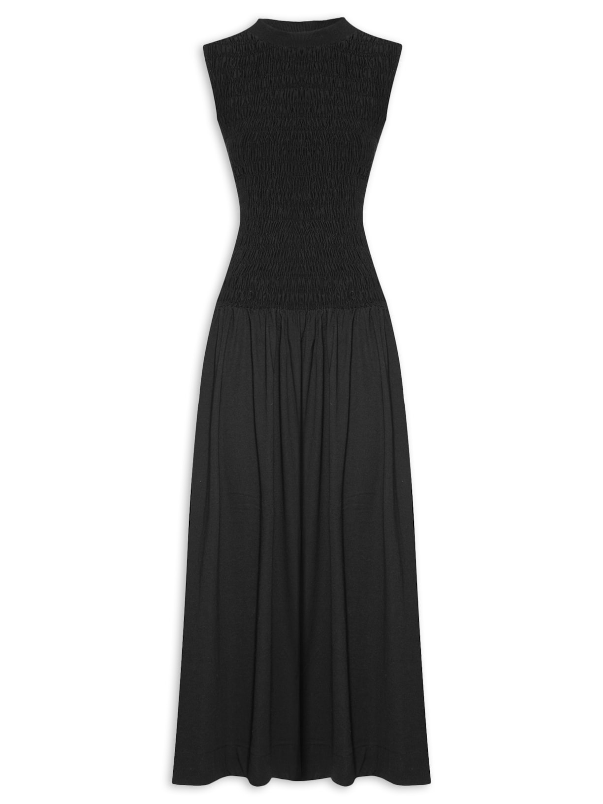 Vestido Lastex - Preto