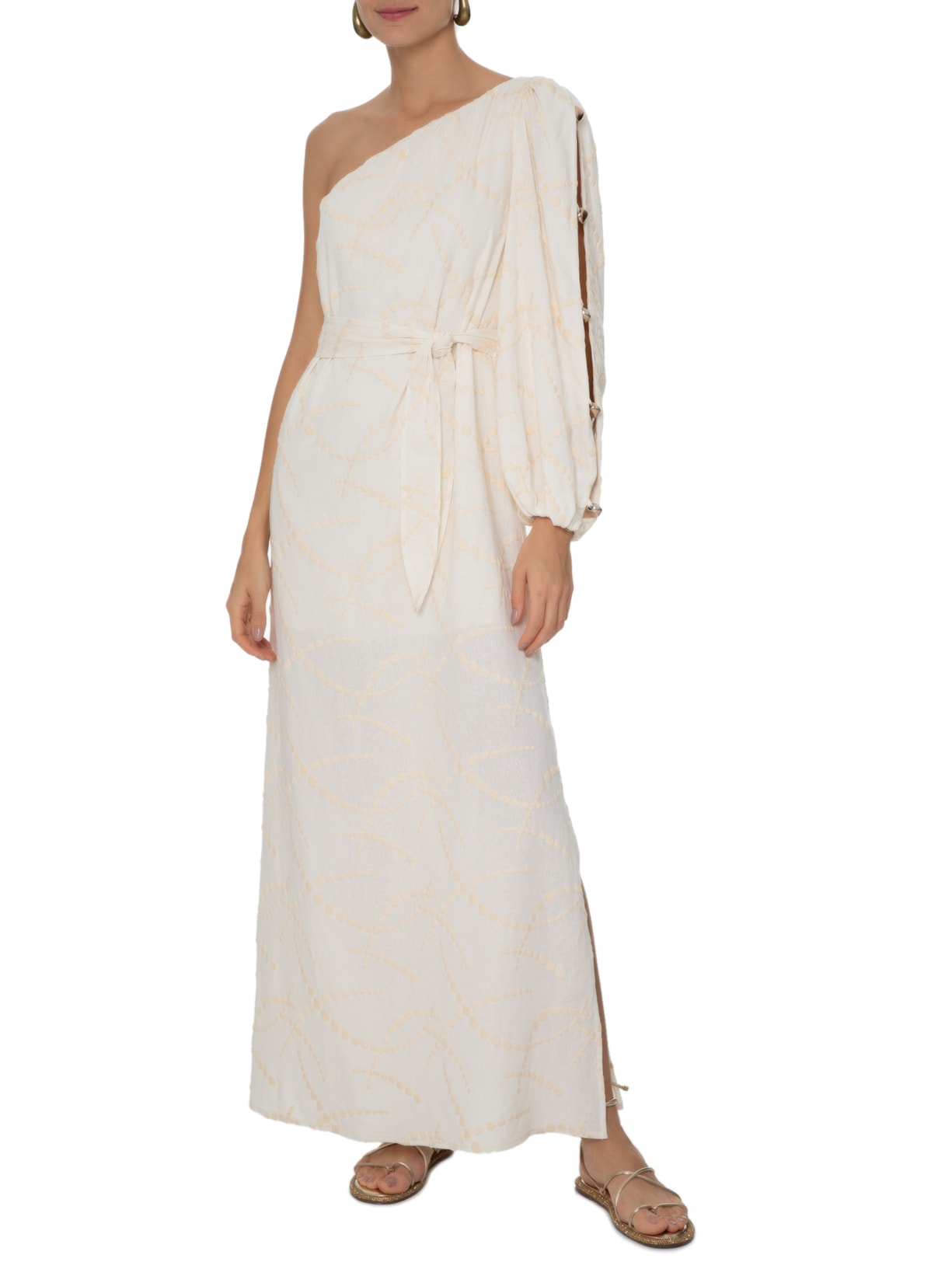 Vestido Lauren Bege Oasis