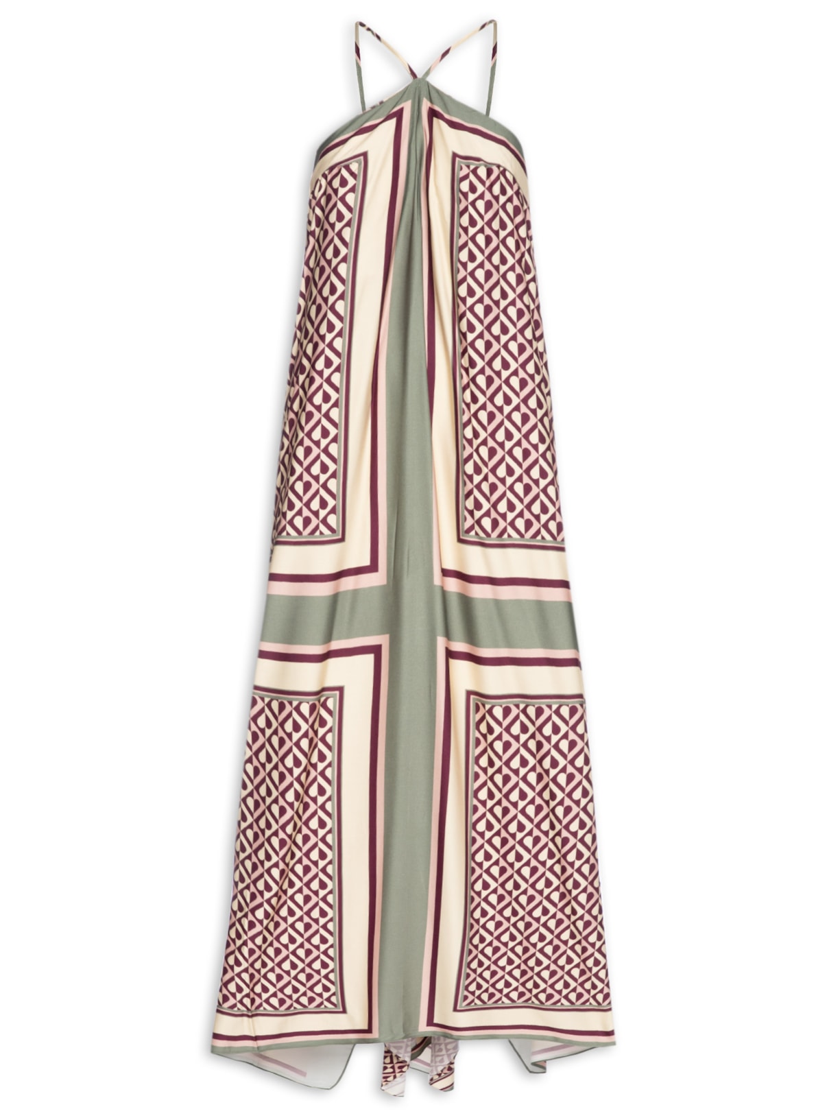 Vestido Lenço Amore - Marrom