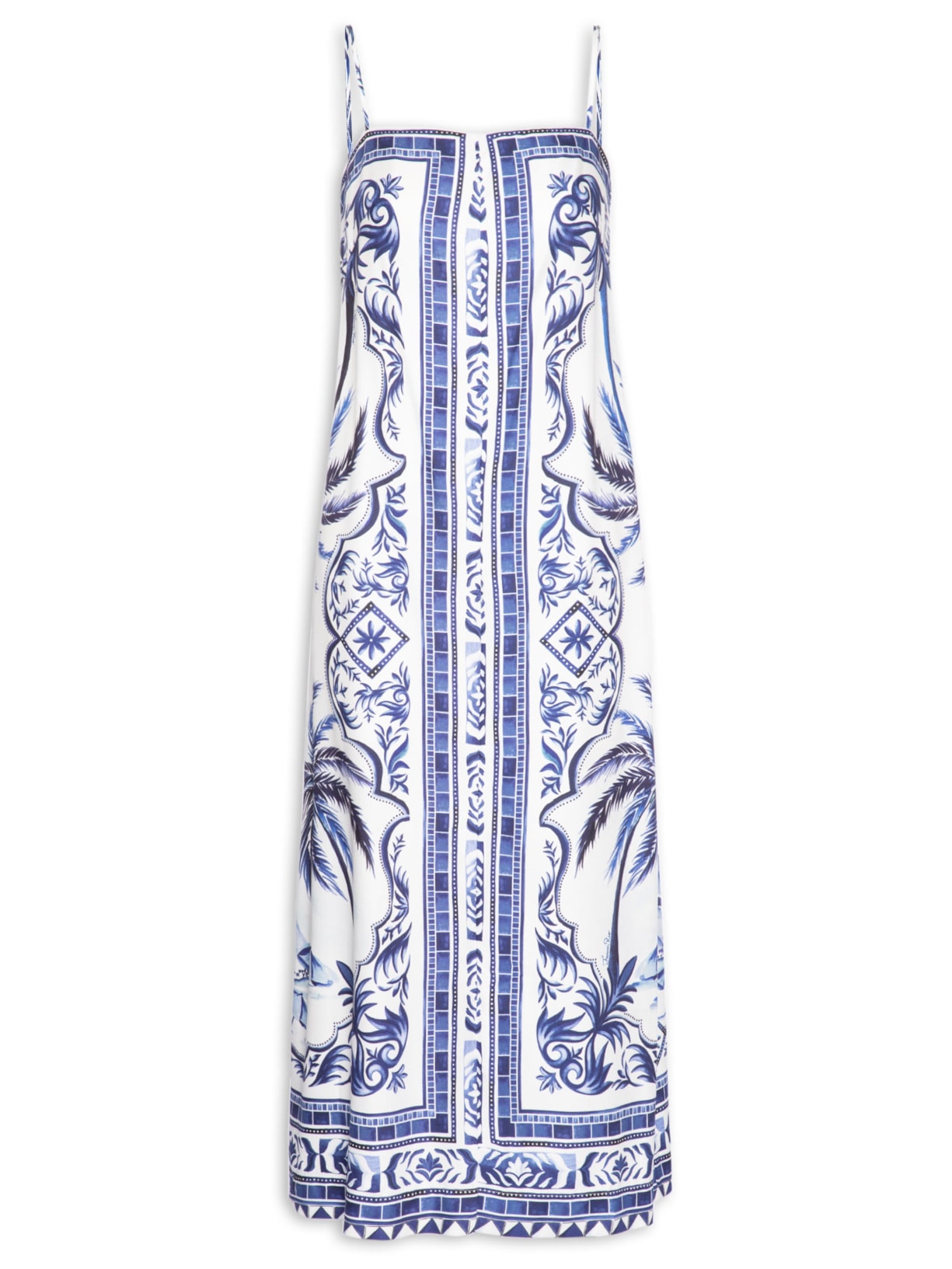 Vestido Lenço Cidade Maravilha Branco Farm