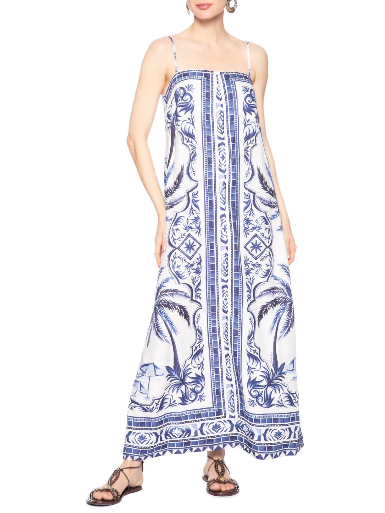 Vestido Lenço Cidade Maravilha Branco Farm