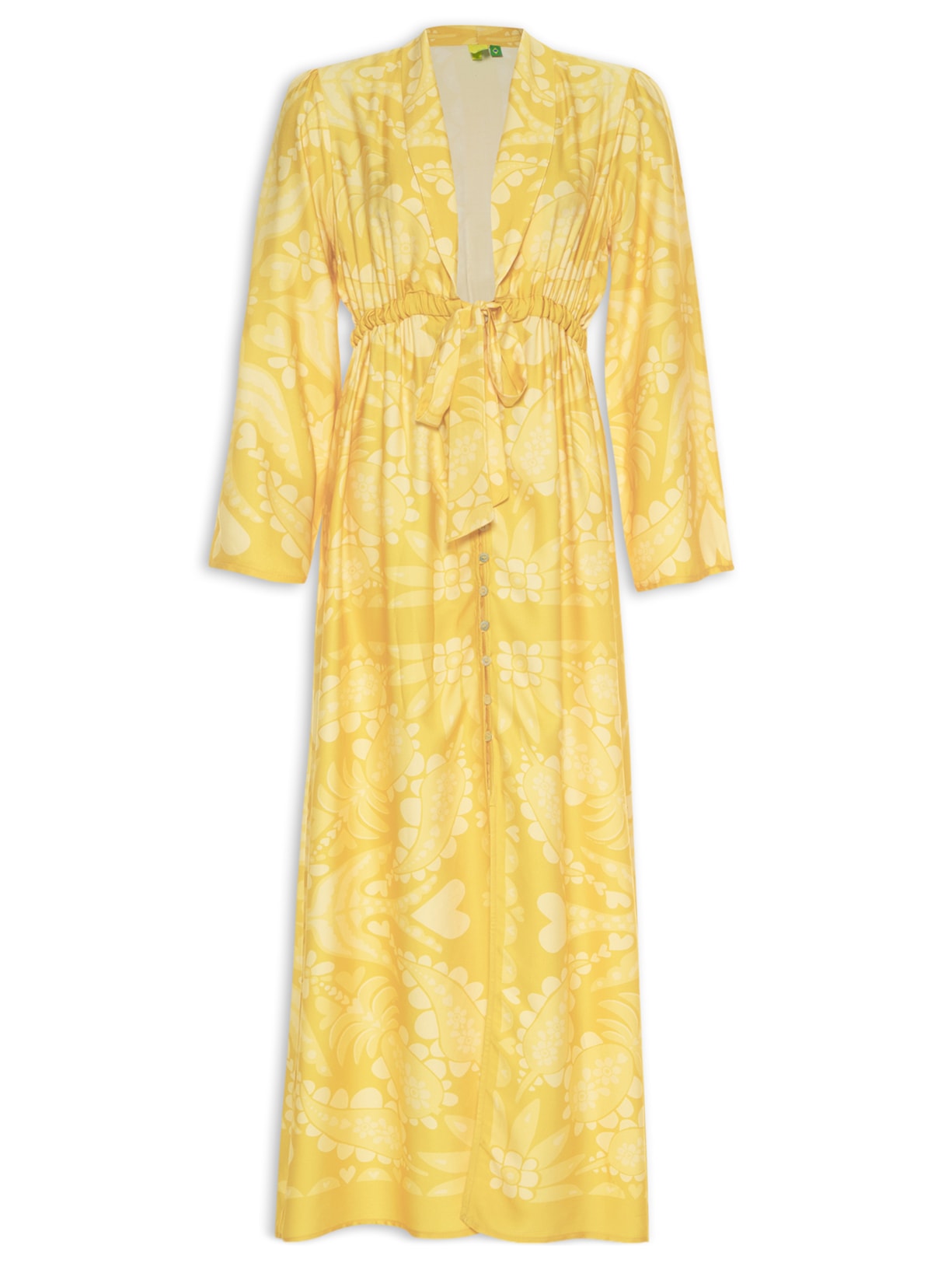 Vestido Lenço Martina - Amarelo