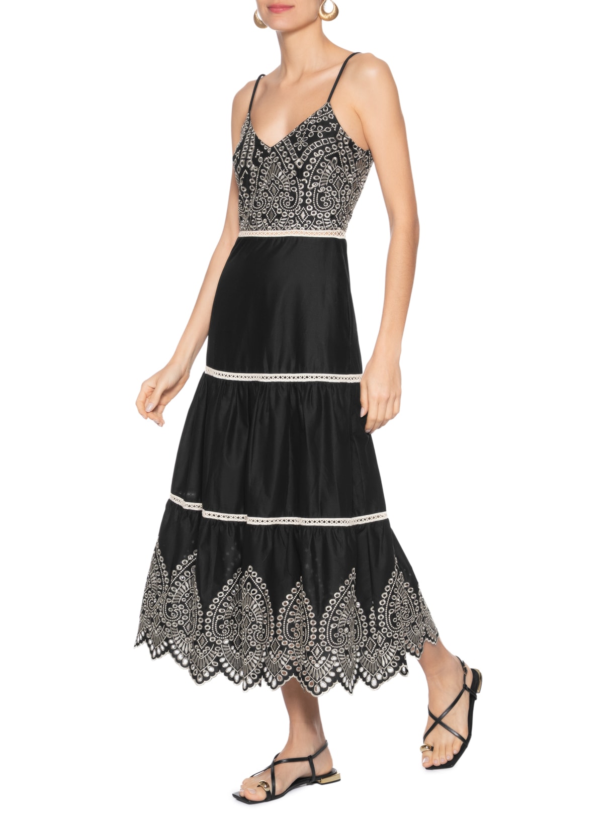 Vestido Leona Localizada Preto Le Lis