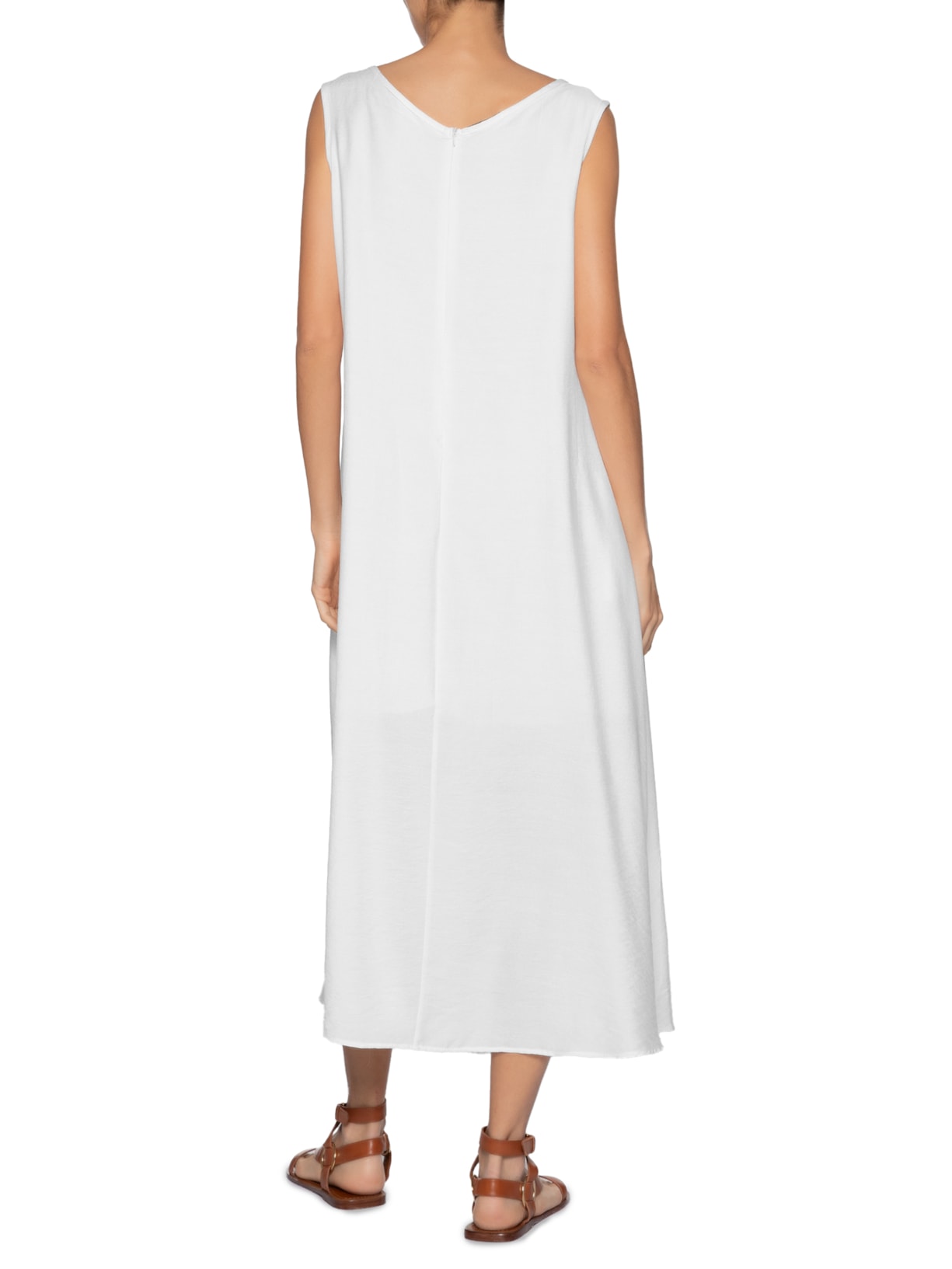 Vestido Leve Texturizado Branco Basiq