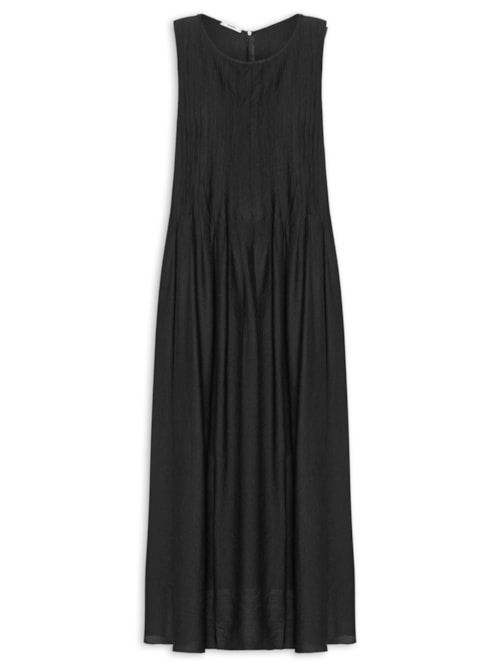 Vestido Leve Texturizado - Preto