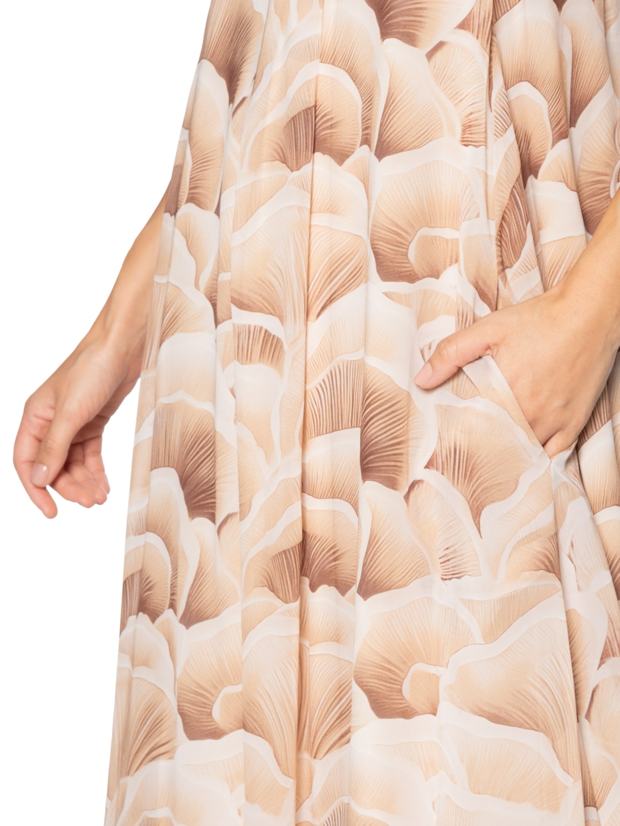 Vestido Line Mush Marrom Niini