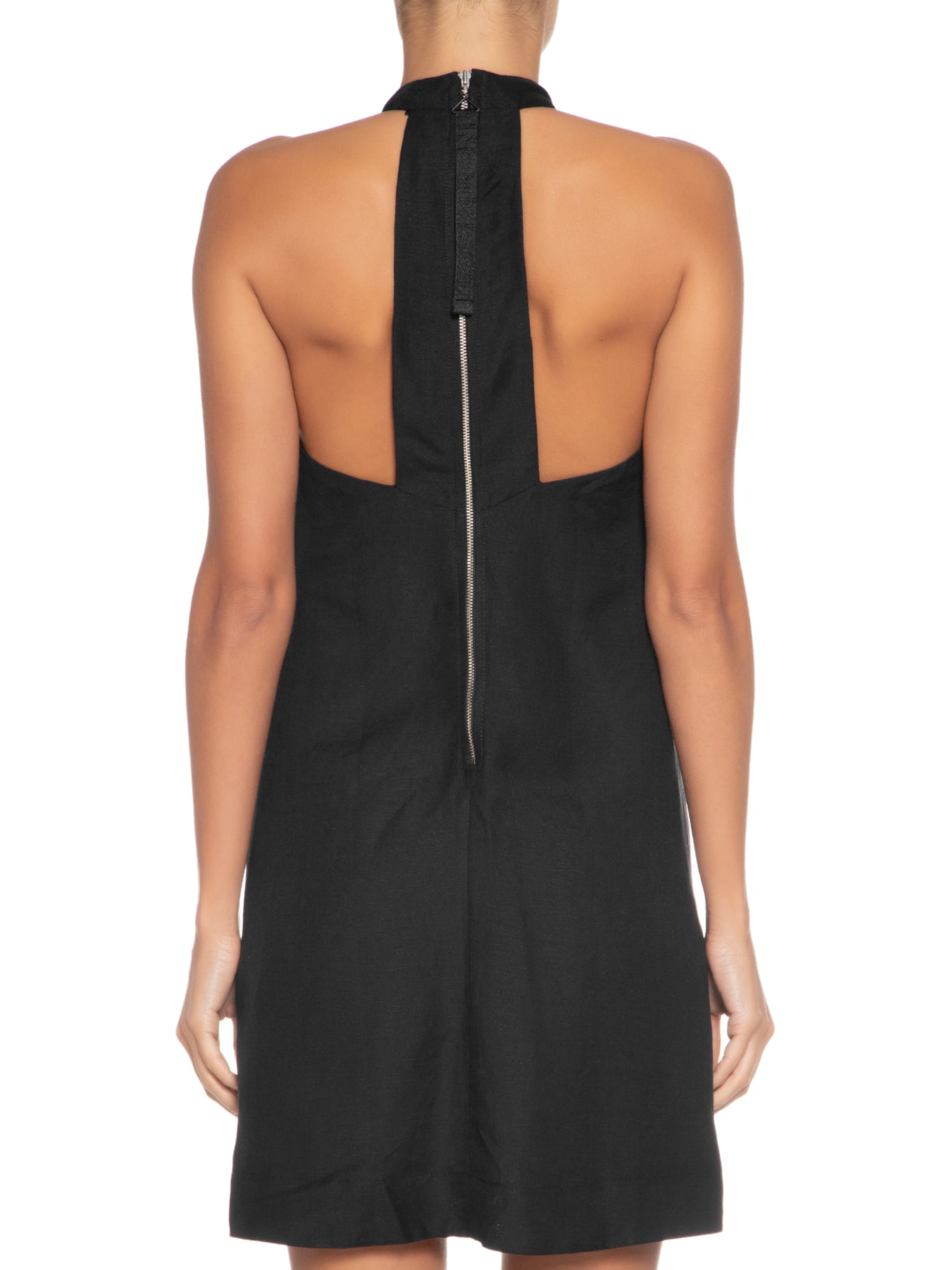 Vestido Linen Curto Preto Osklen