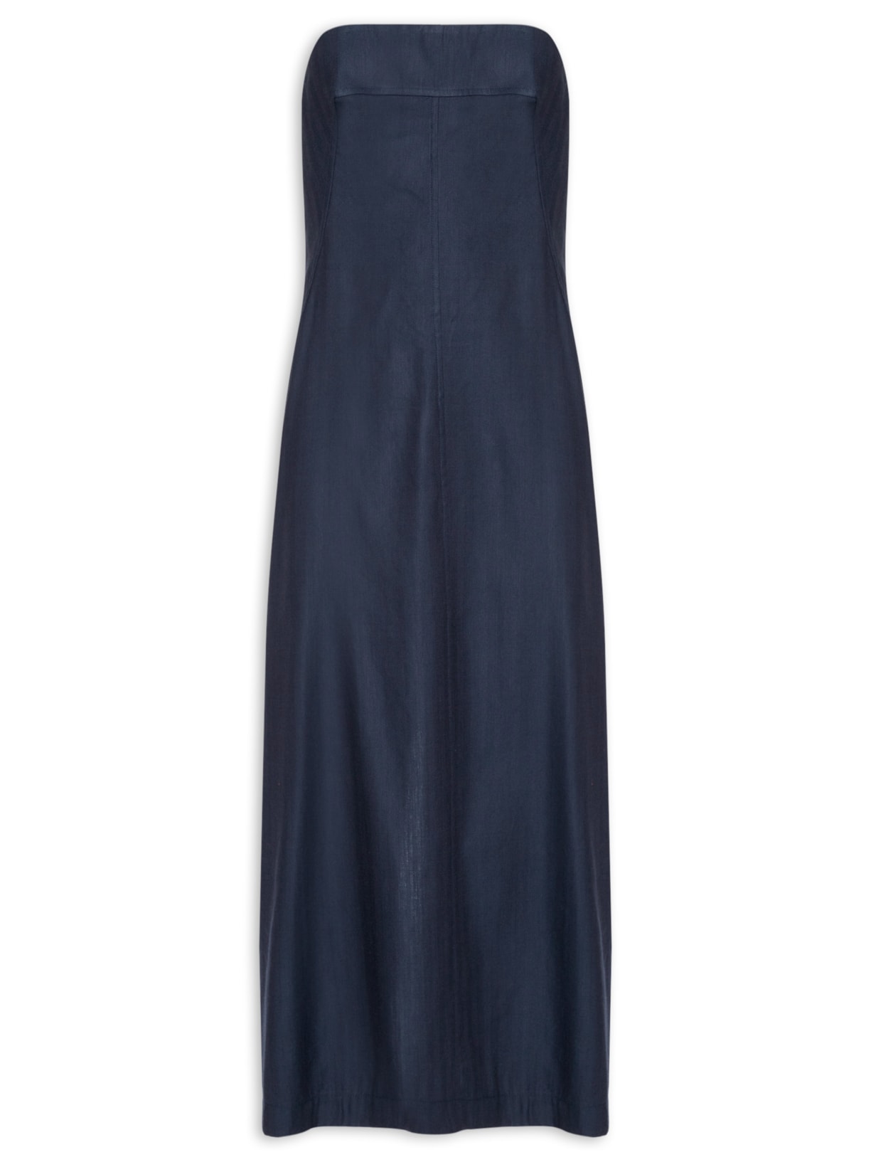 Vestido Linho - Azul