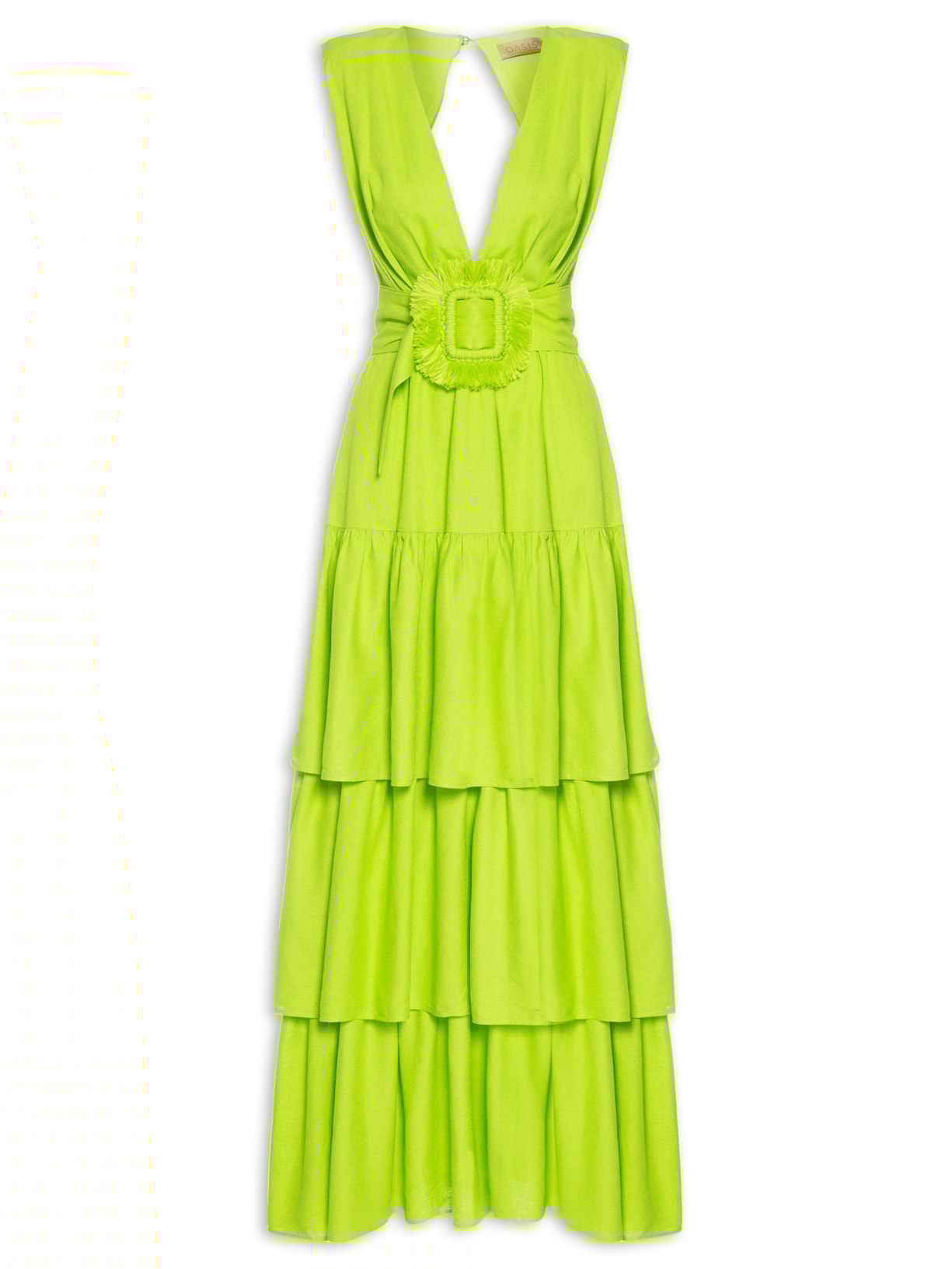 Vestido Linho Ester - Verde