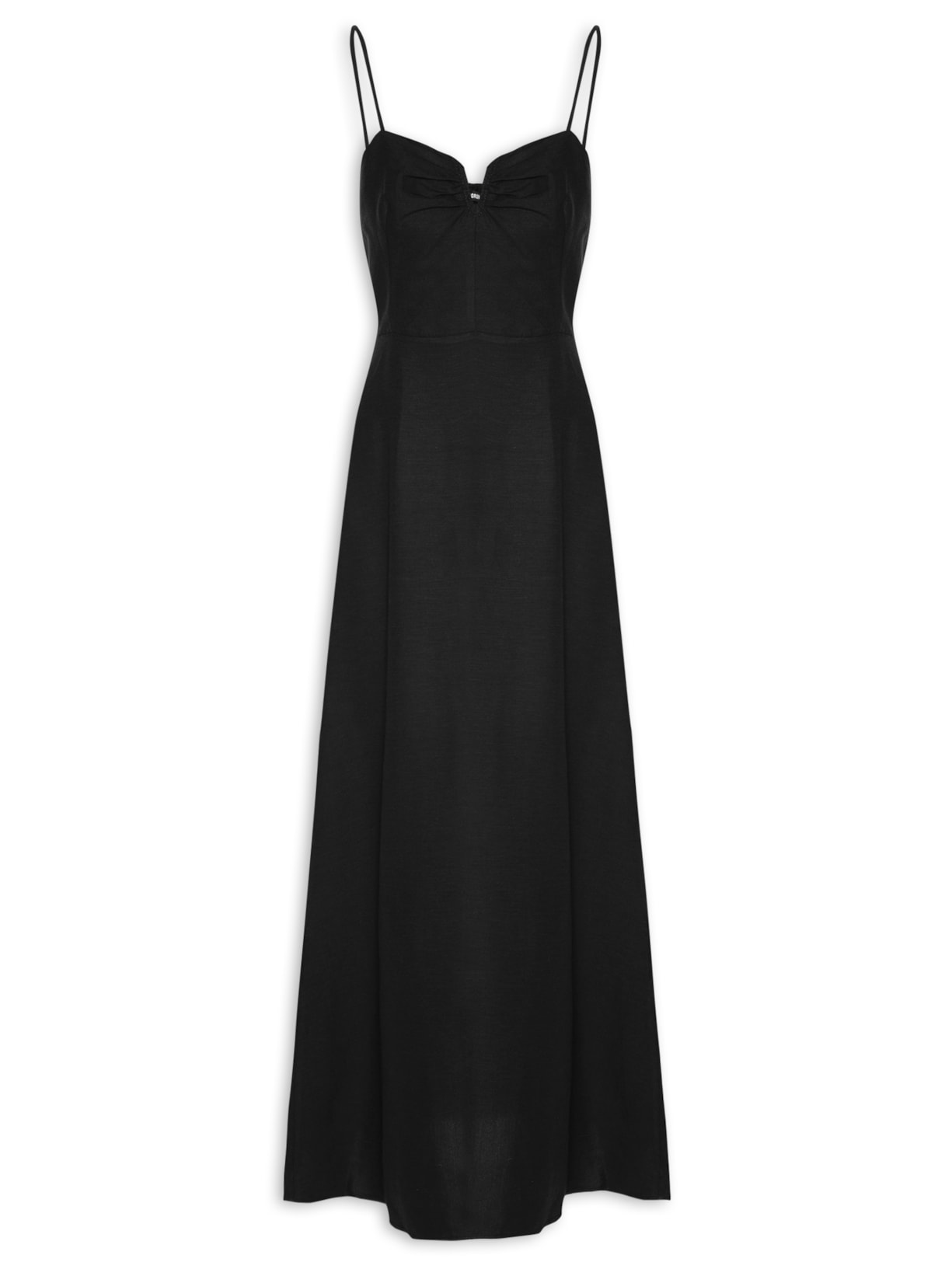 Vestido Linho - Preto