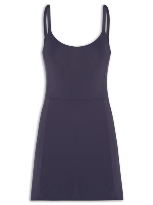 Vestido Liso - Azul