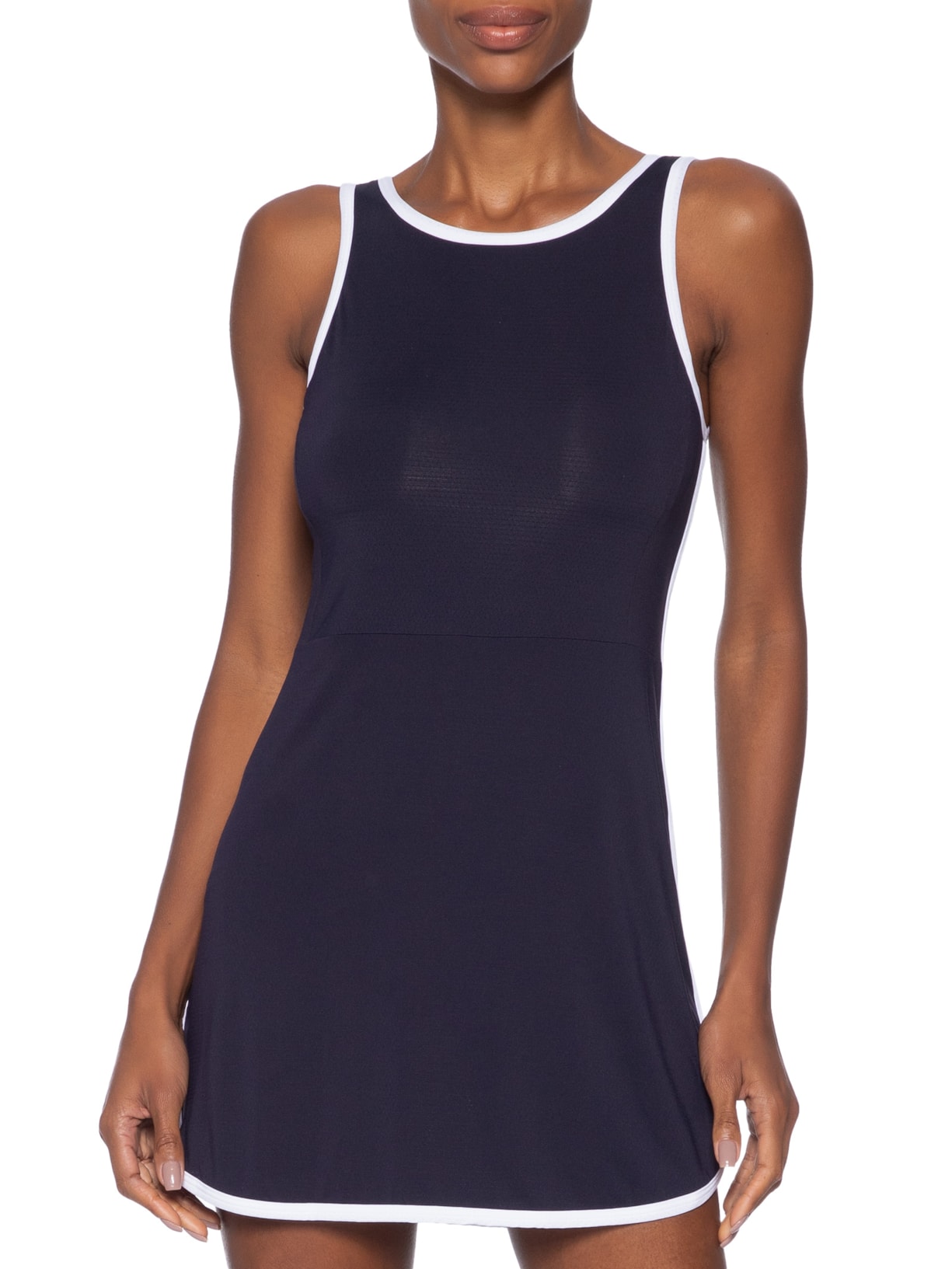 Vestido Liso Azul Body For Sure