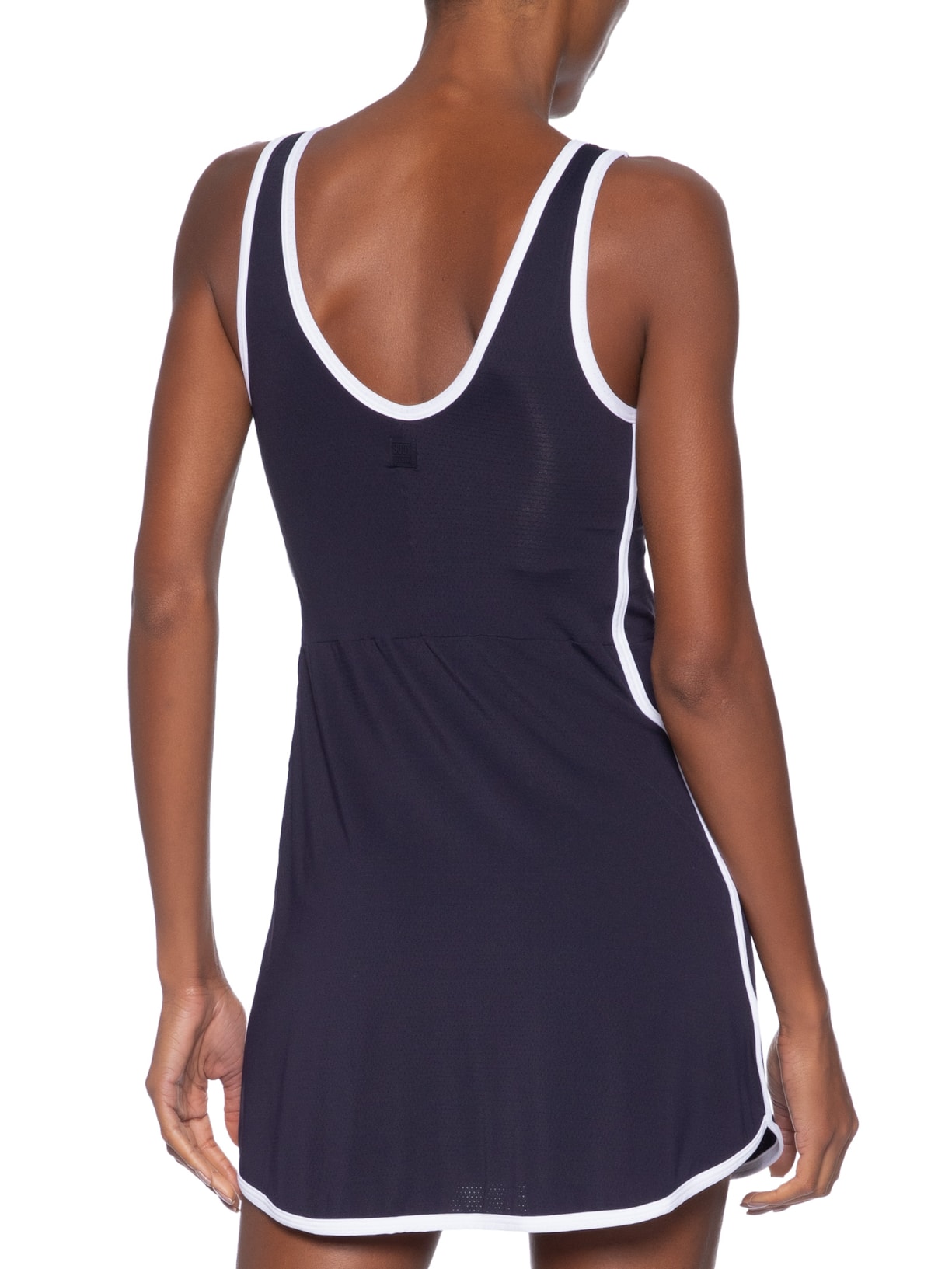 Vestido Liso Azul Body For Sure