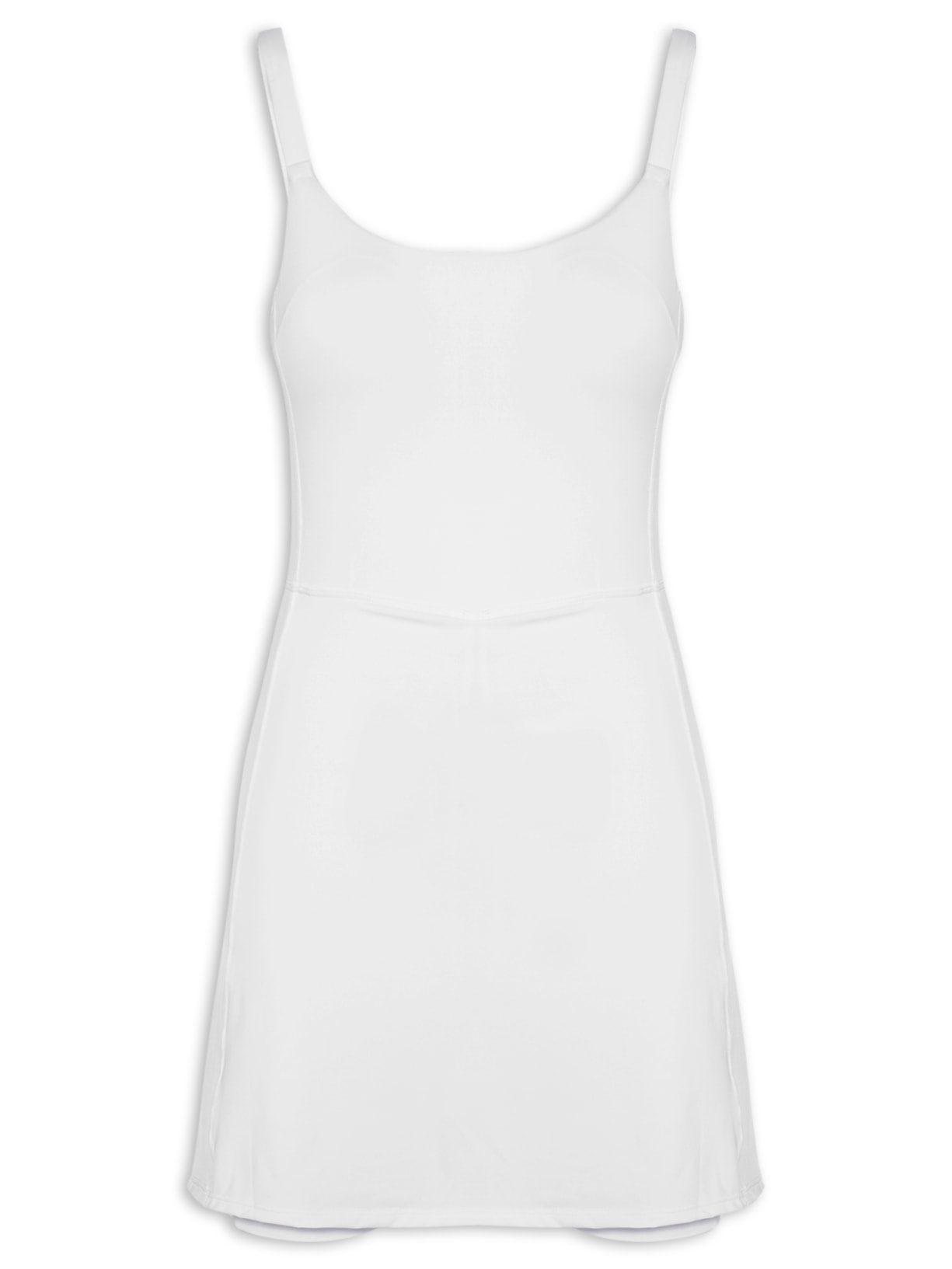 Vestido Liso - Branco
