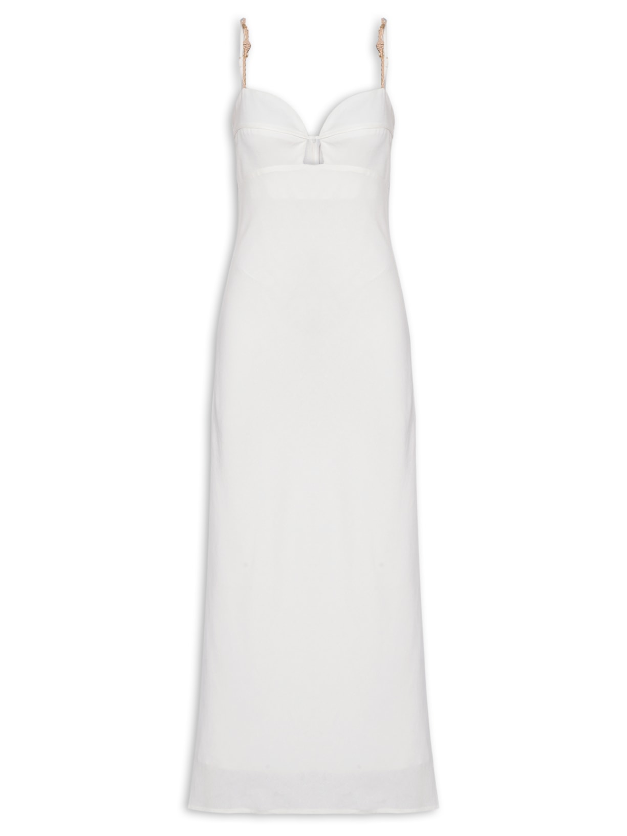 Vestido Liso - Branco