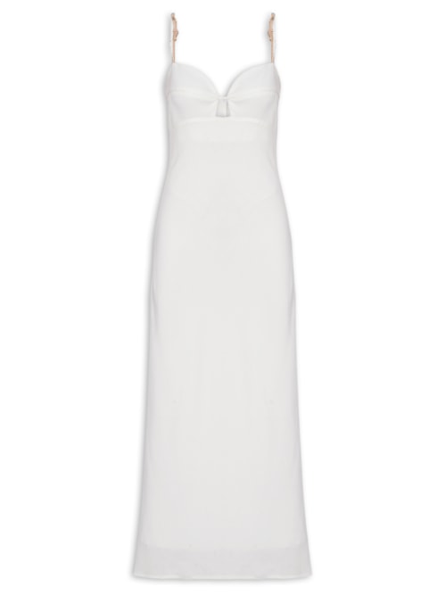 Vestido Liso - Branco