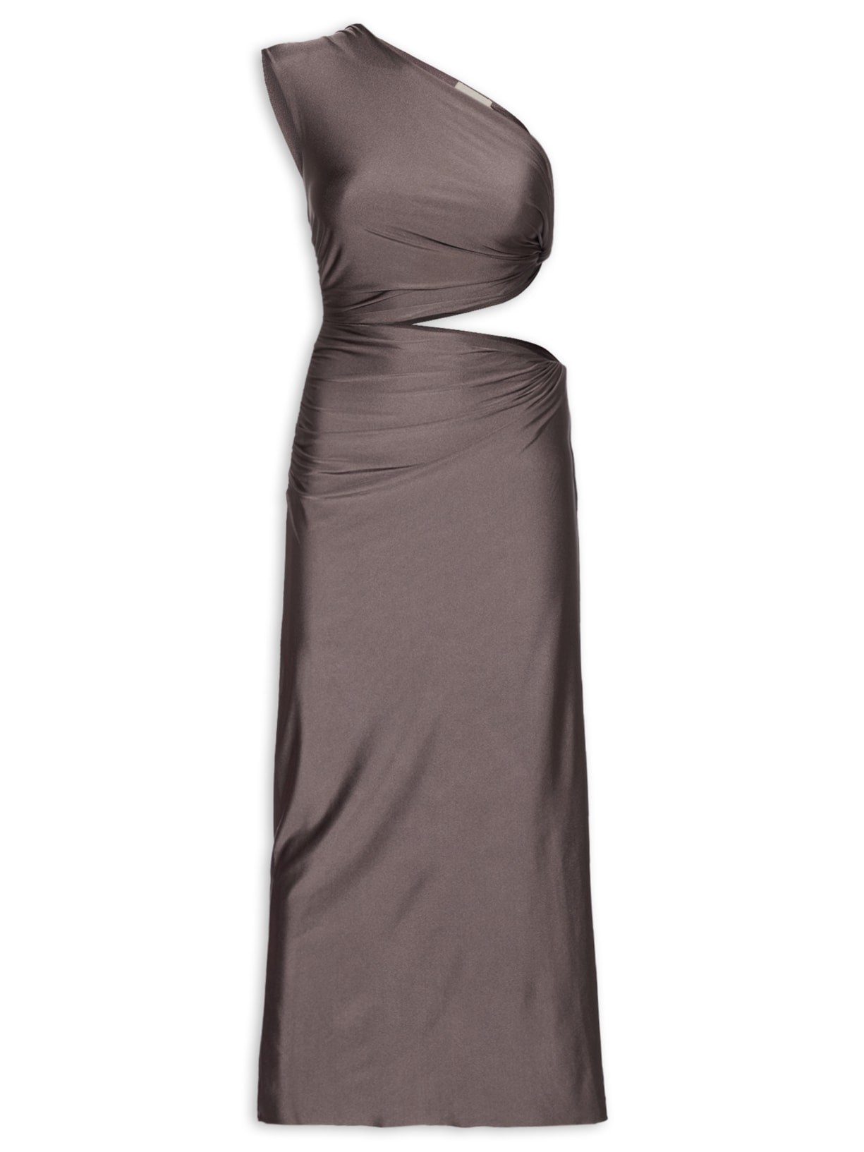 Vestido Liso Marrom Cia Marítima