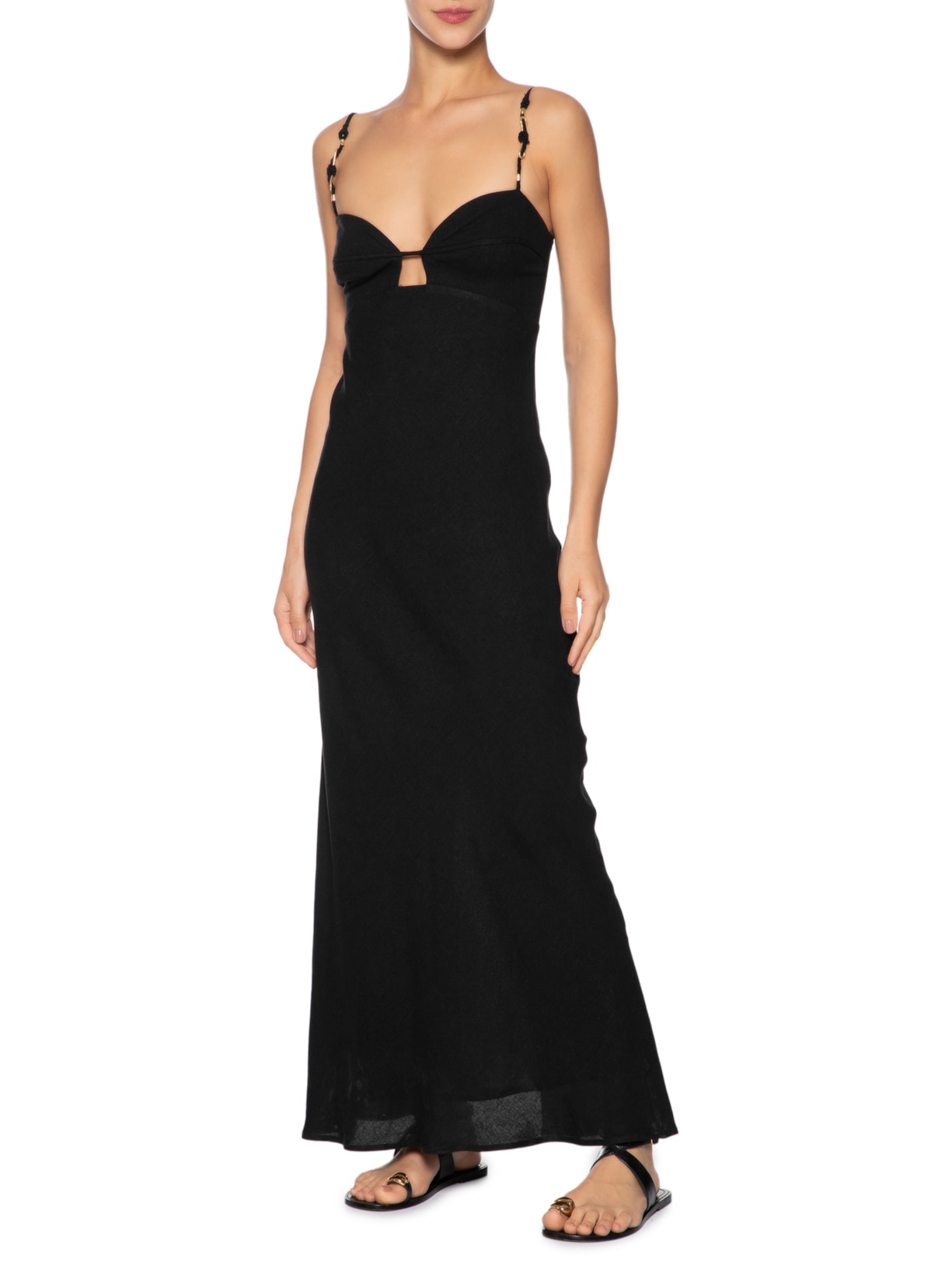 Vestido Liso Preto Cia Marítima