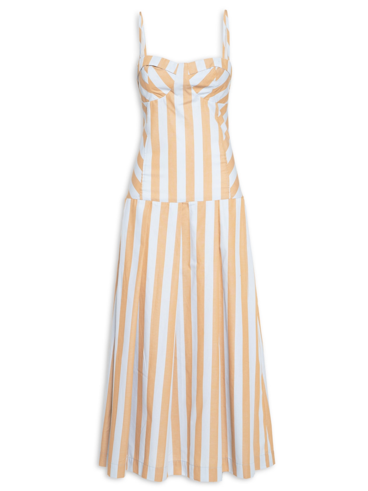 Vestido Listra Bicolor - Azul