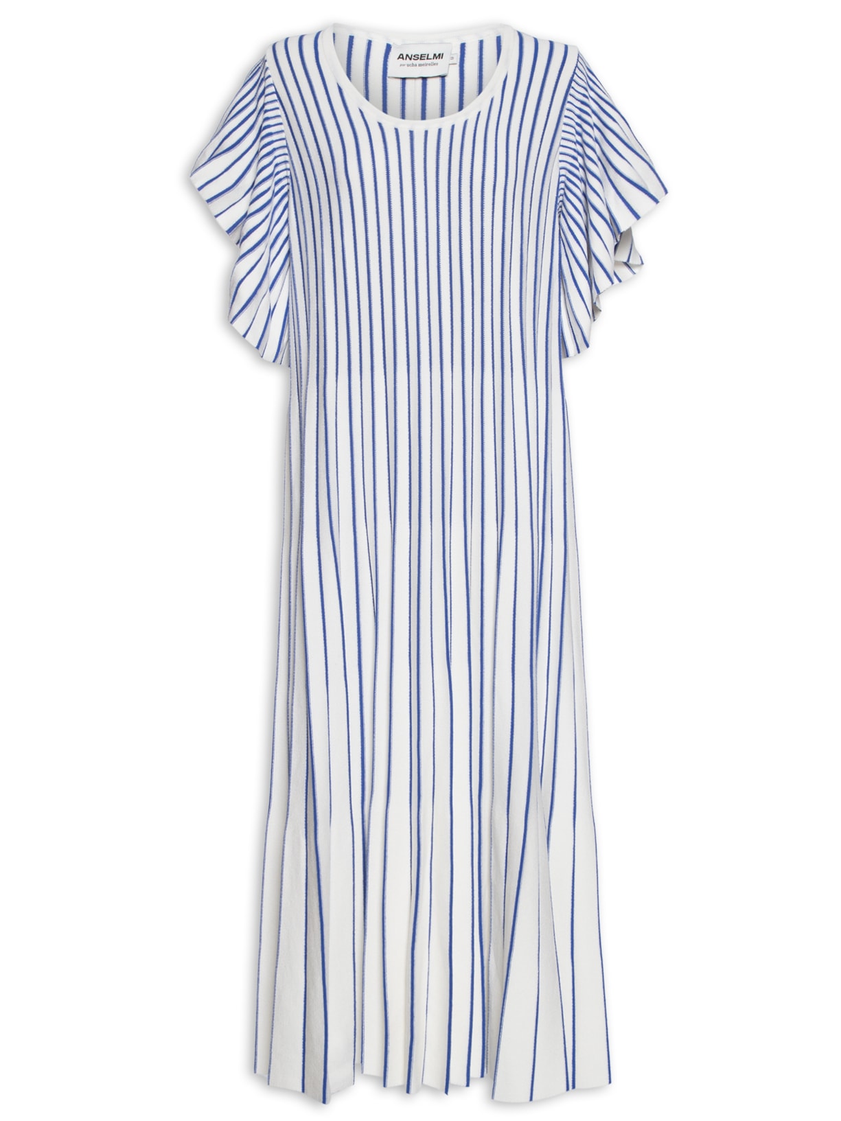 Vestido Listras - Branco