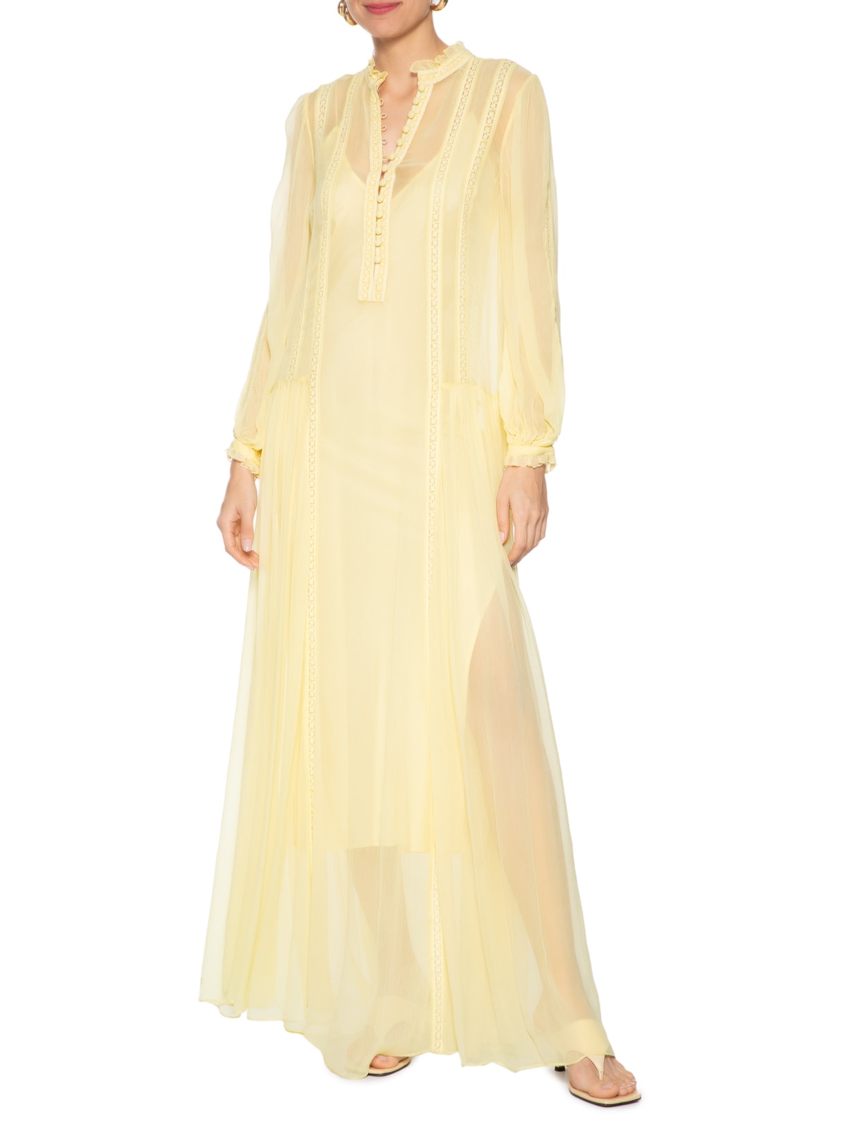 Vestido Liz Amarelo Carol Bassi