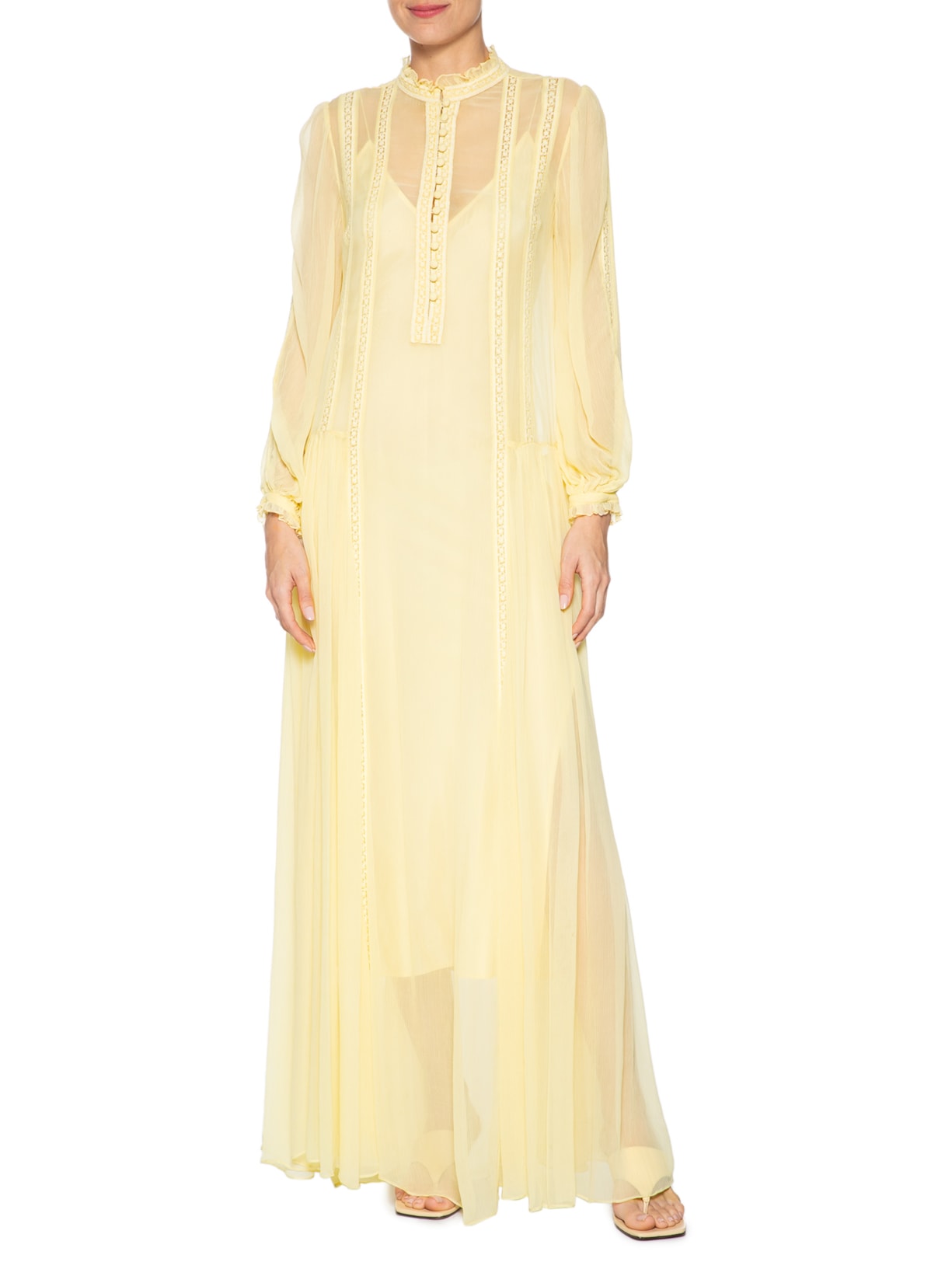 Vestido Liz Amarelo Carol Bassi