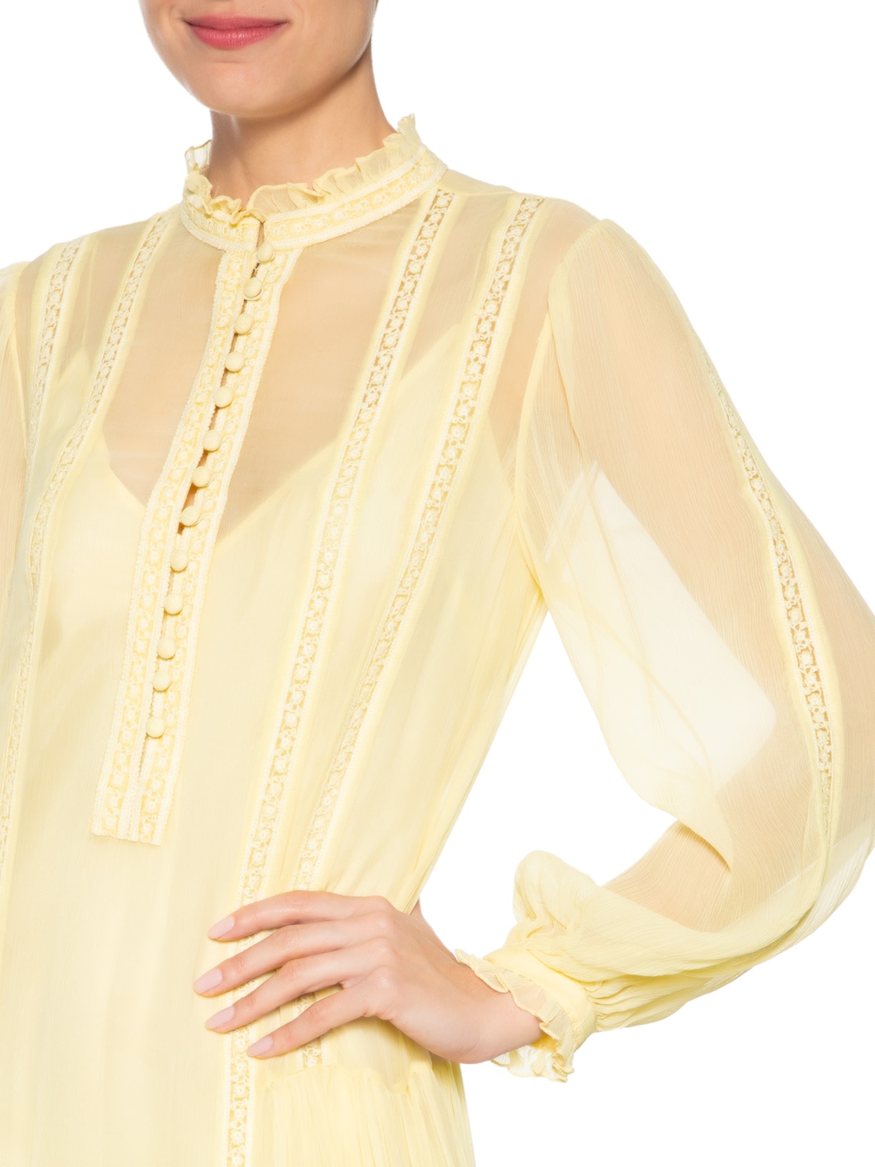 Vestido Liz Amarelo Carol Bassi