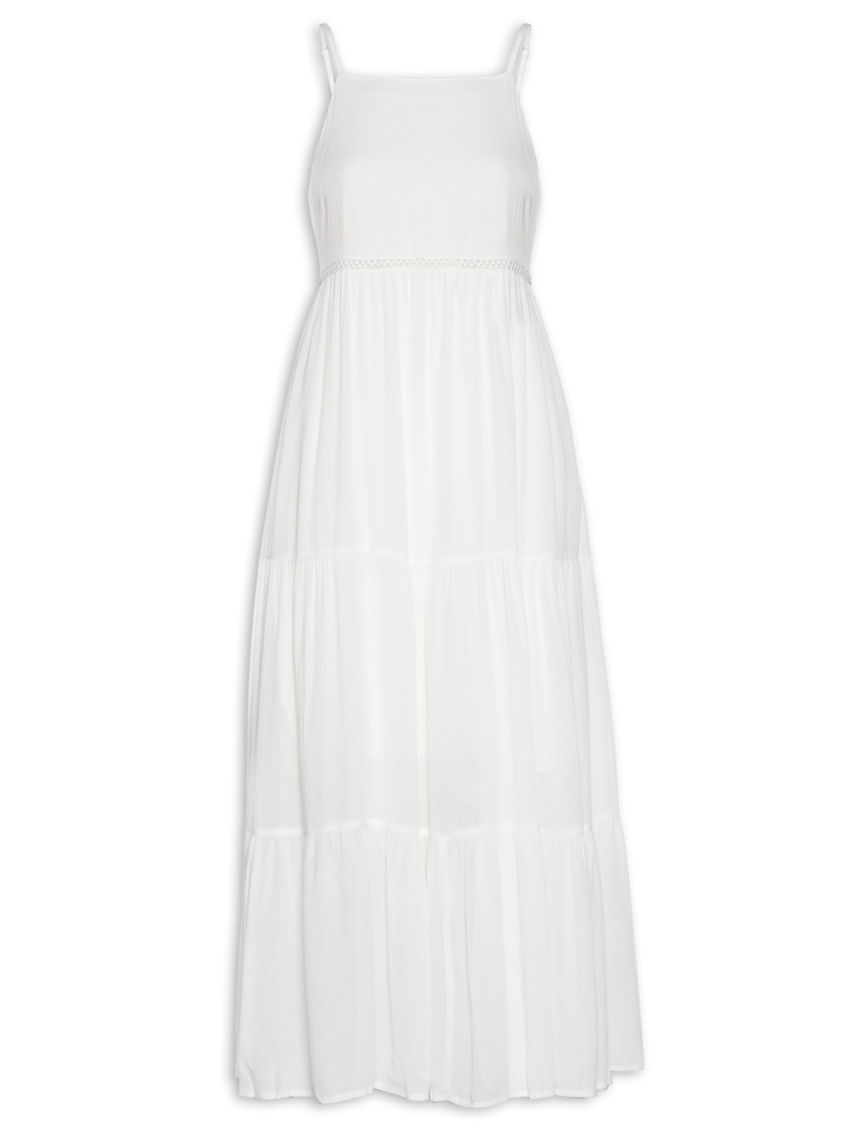 Vestido Longo 3 Marias e Entremeio - Off-White