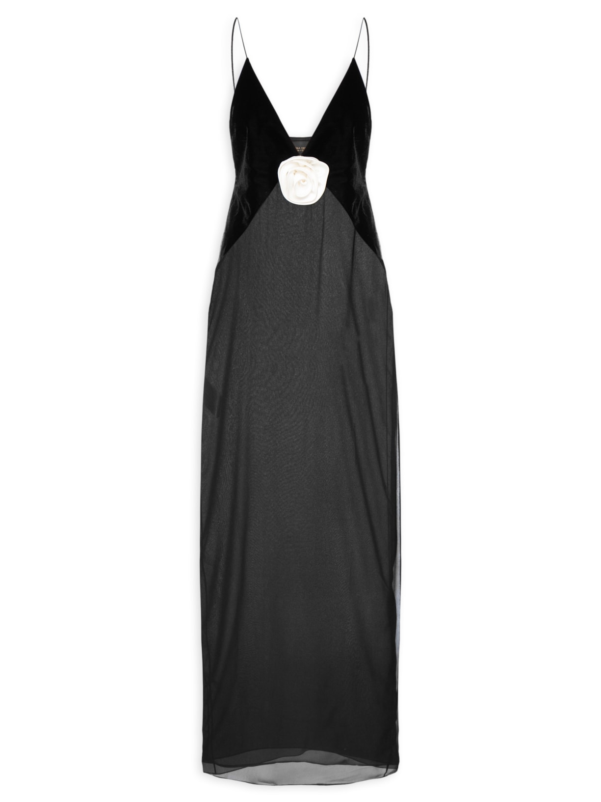 Vestido Longo Alcinha - Preto