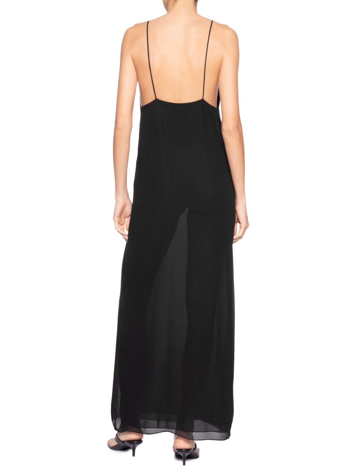 Vestido Longo Alcinha Preto Adriana Degreas