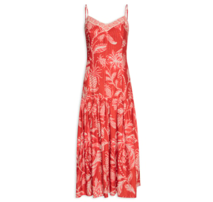 Vestido Longo Amalfi - Vermelho
