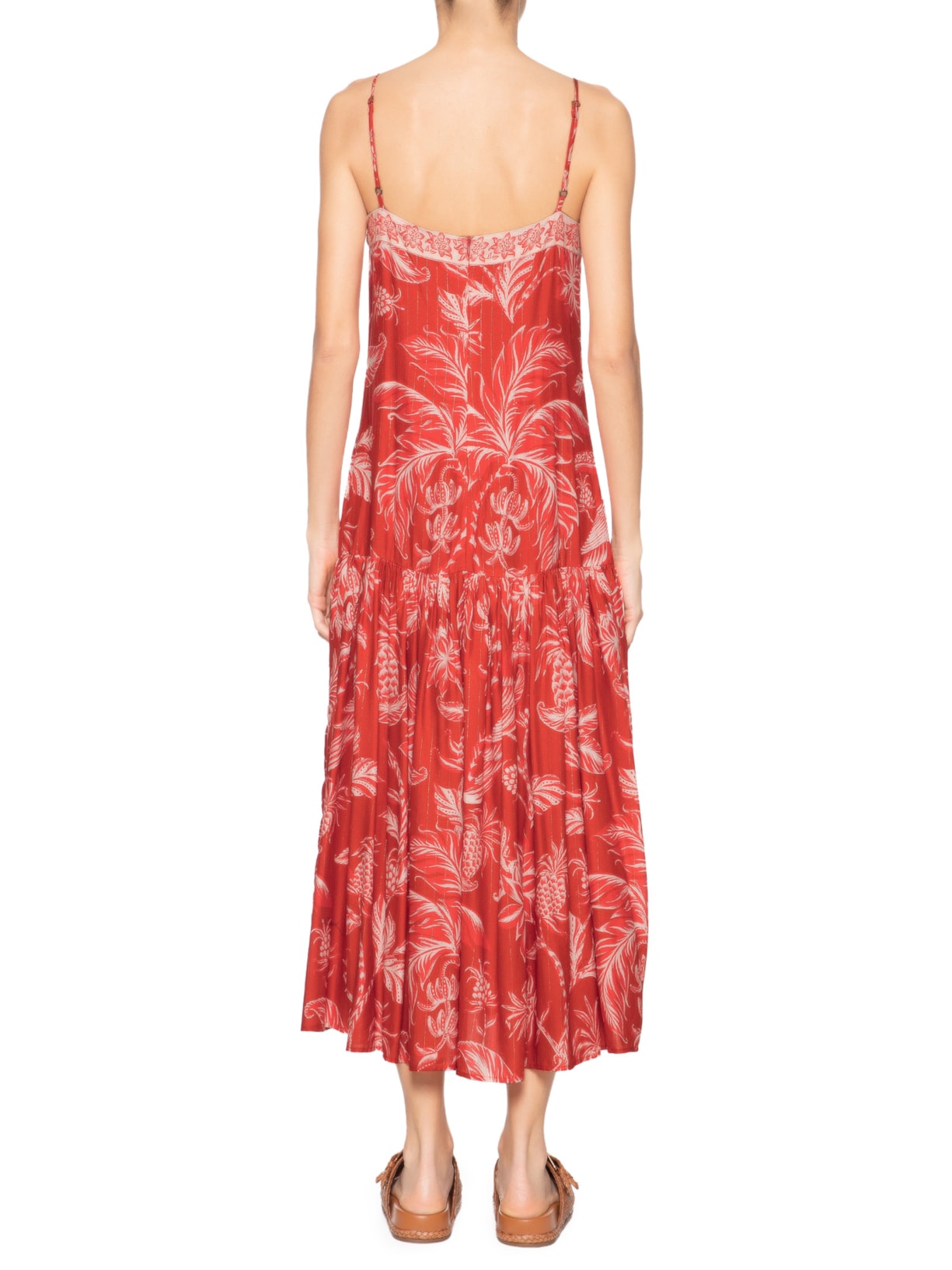 Vestido Longo Amalfi Vermelho Farm