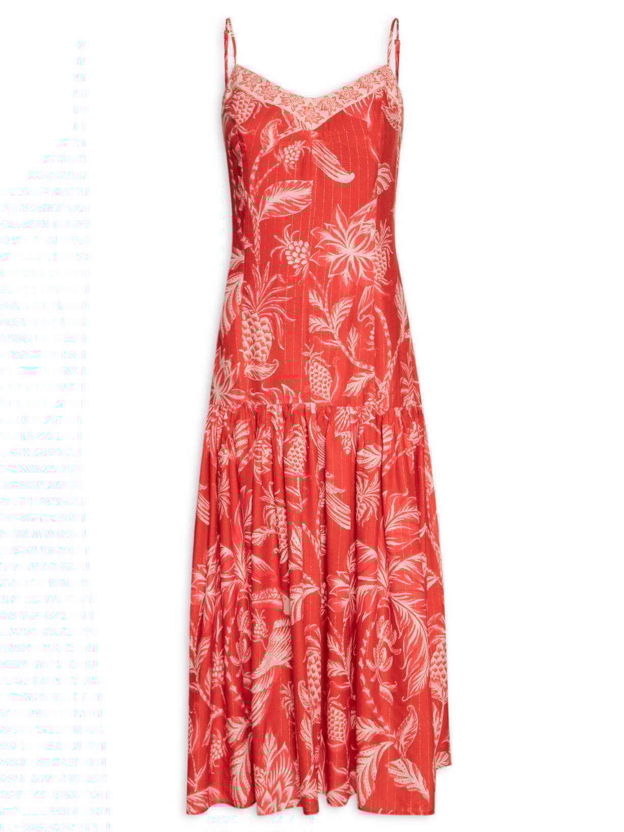 Vestido Longo Amalfi - Vermelho