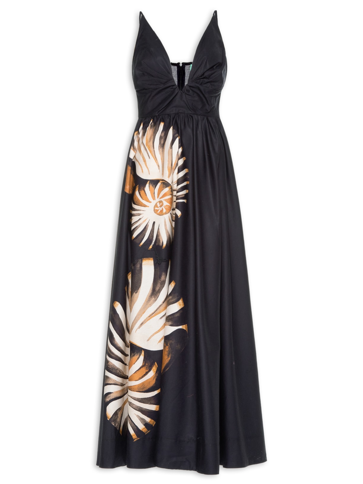 Vestido Longo Amonita - Preto