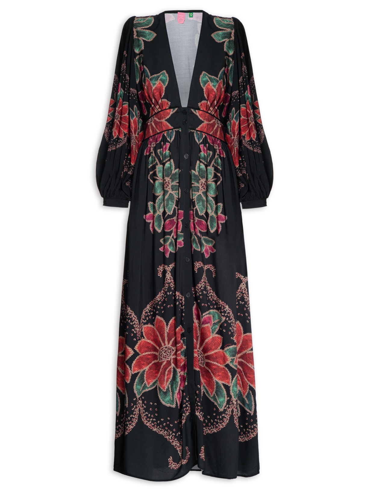 Vestido Longo Amsterdam Localizado - Preto