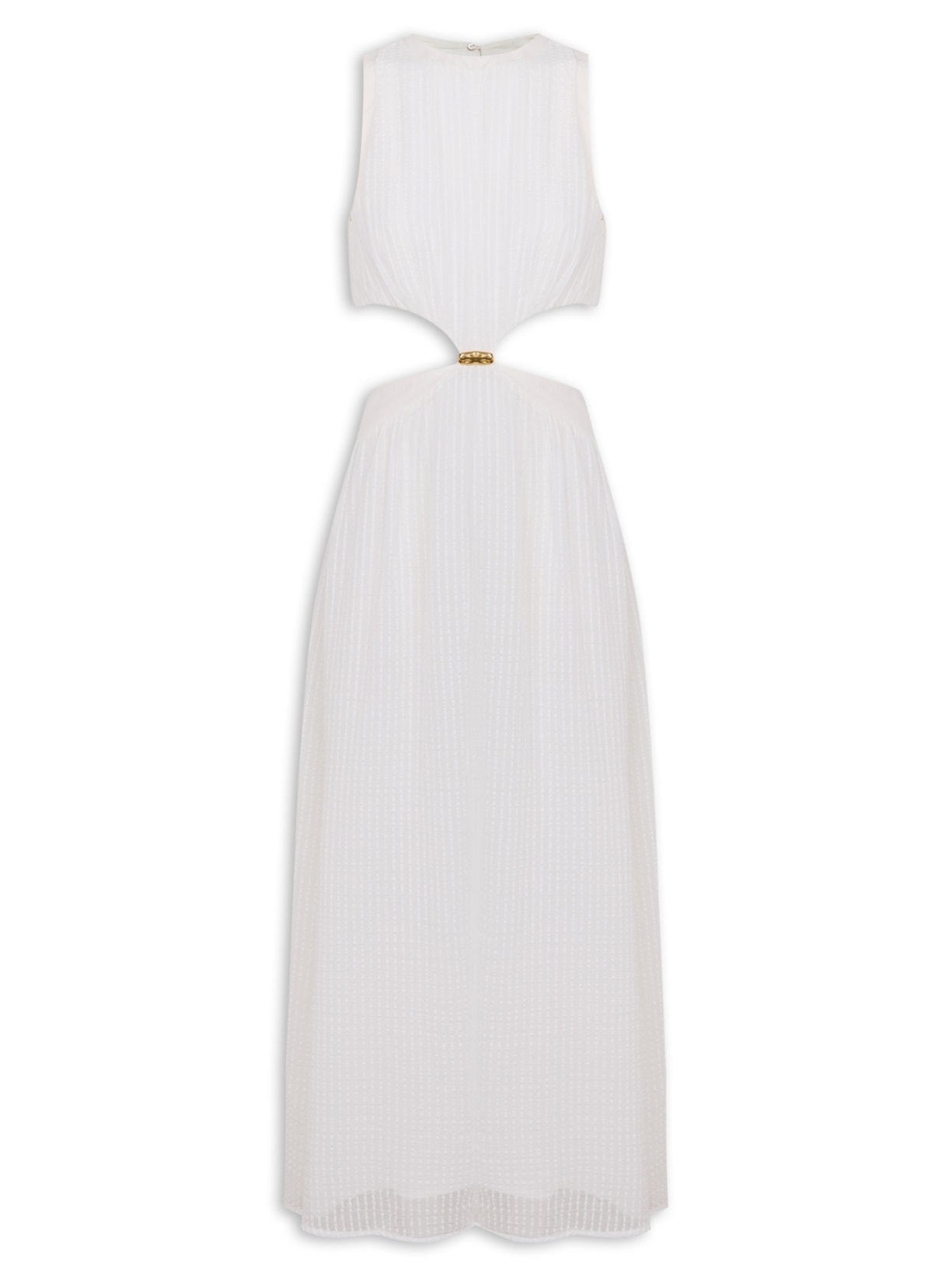 Vestido Longo Anai Det - Branco