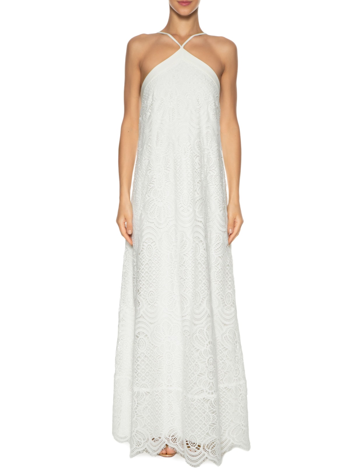 Vestido Longo Antonella Branco Fabulous Agilitá