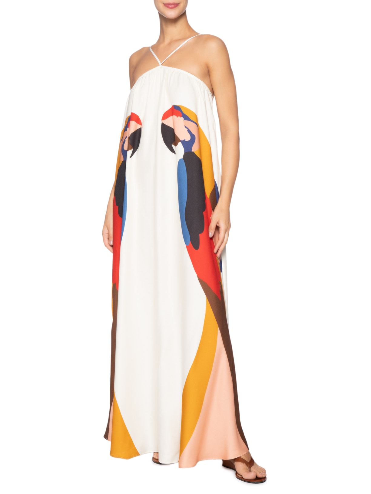 Vestido Longo Araraquara Branco Farm