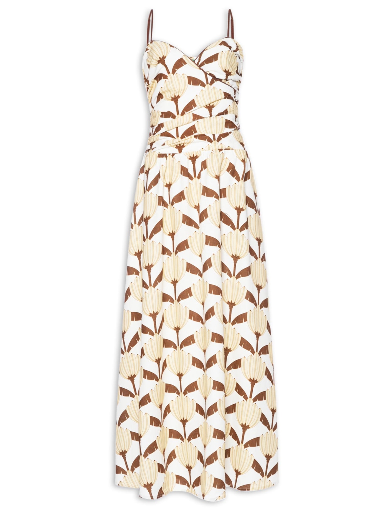 Vestido Longo Banana Deco - Amarelo